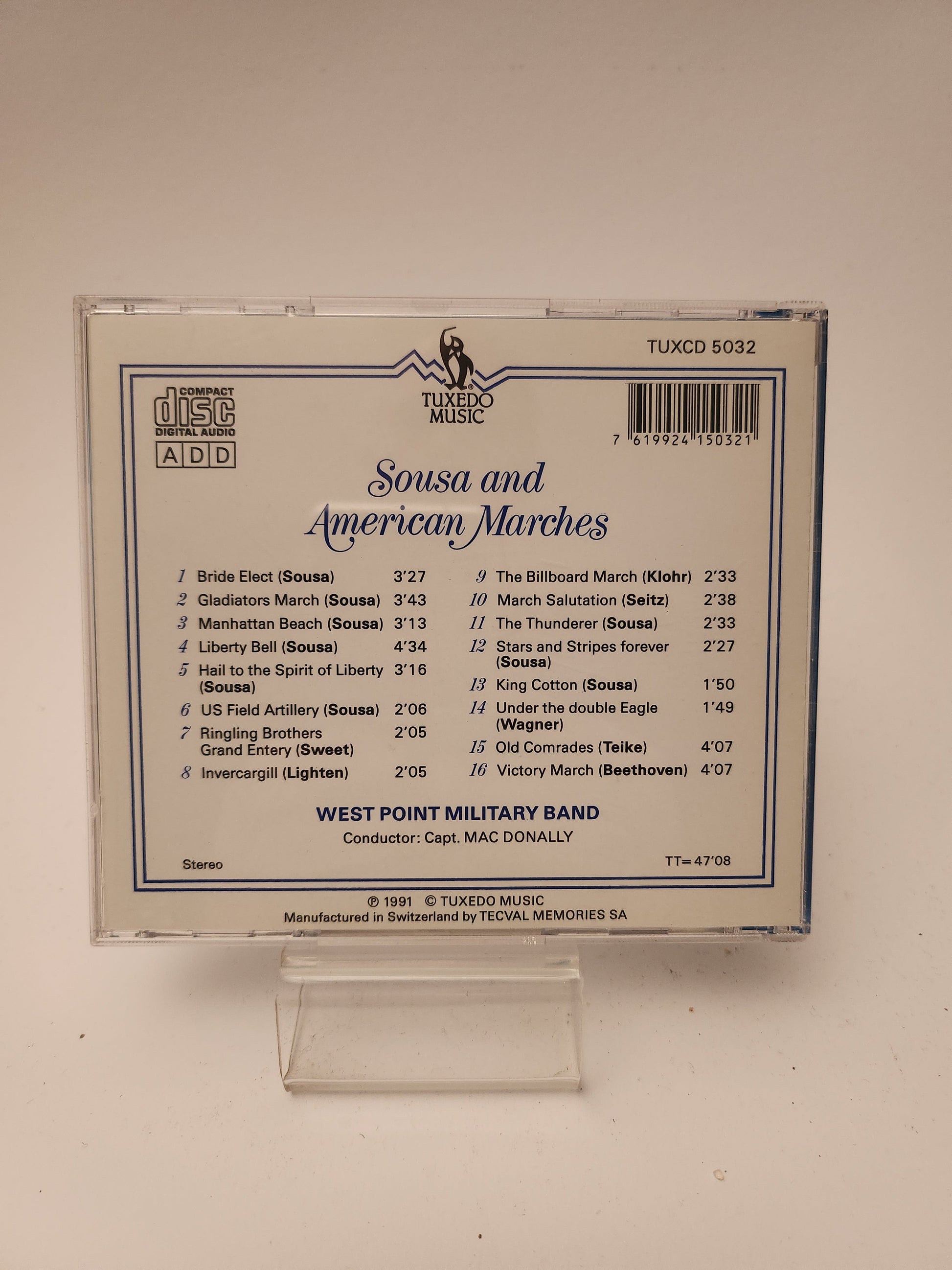 Sousa and American Marches CD - Cd