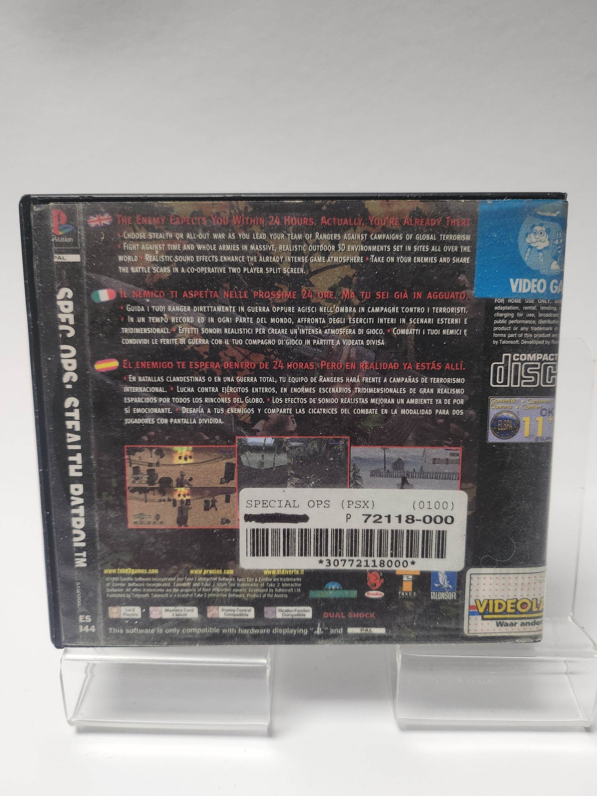 Spec Ops Stealth Patrol Playstation 1 - Feniks Gameshop