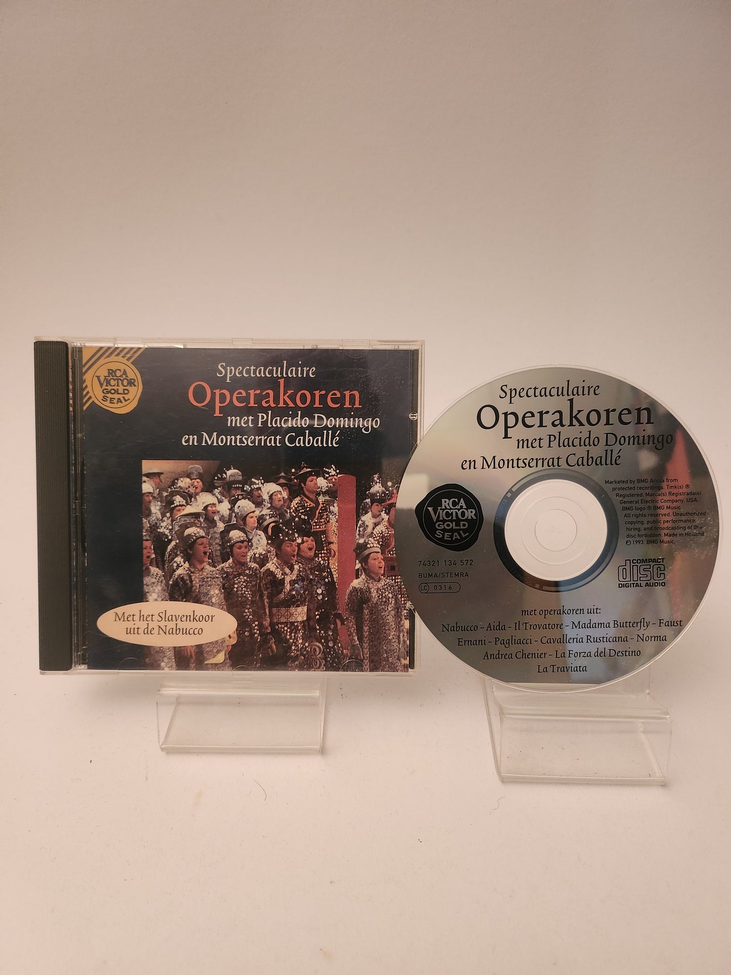 Spectaculaire Operakoren met Placido Domingo en Montserrat Caballé CD - Cd
