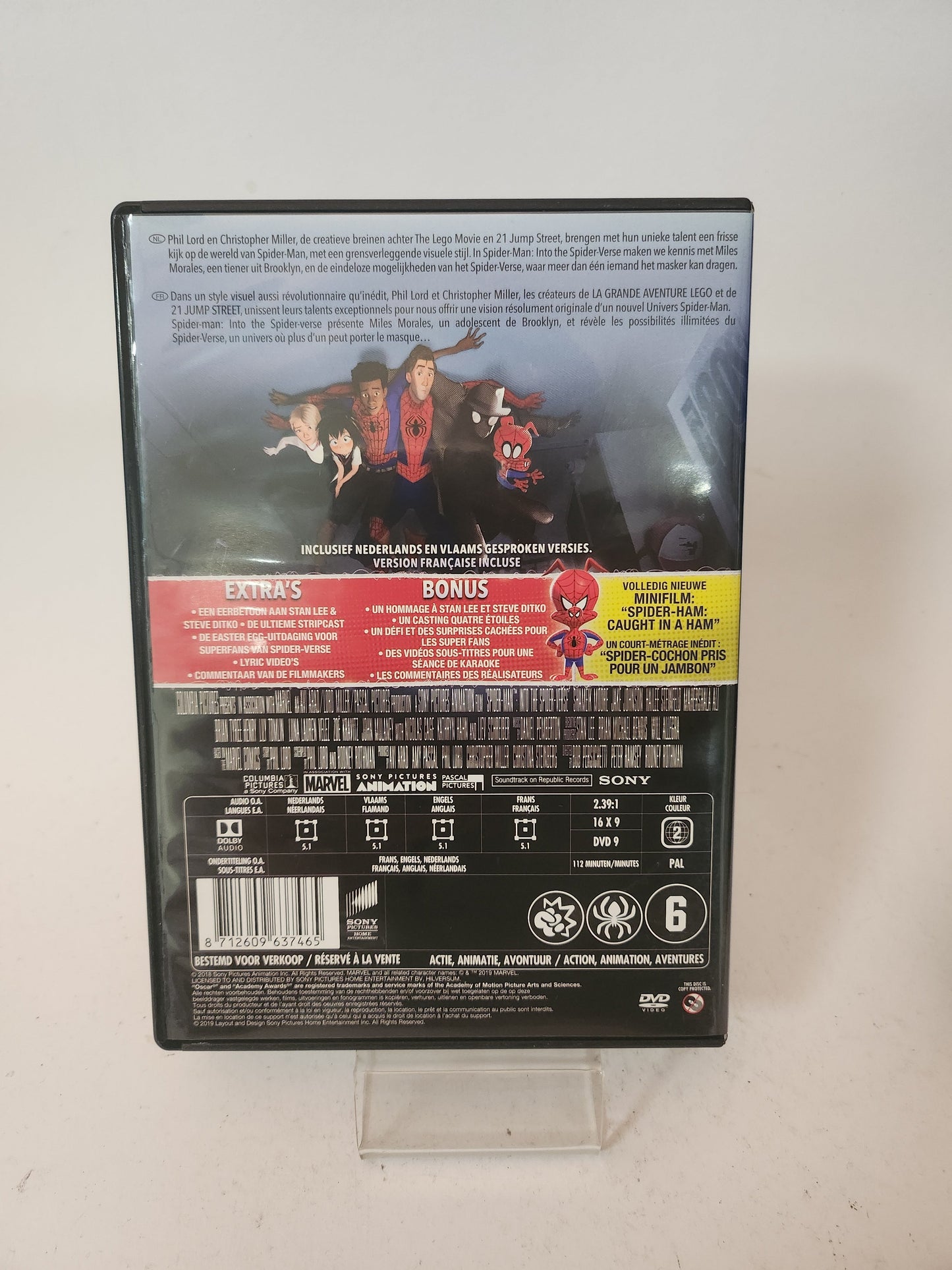 Spider-man into the Spider-Verse Dvd Kids - Dvd kids