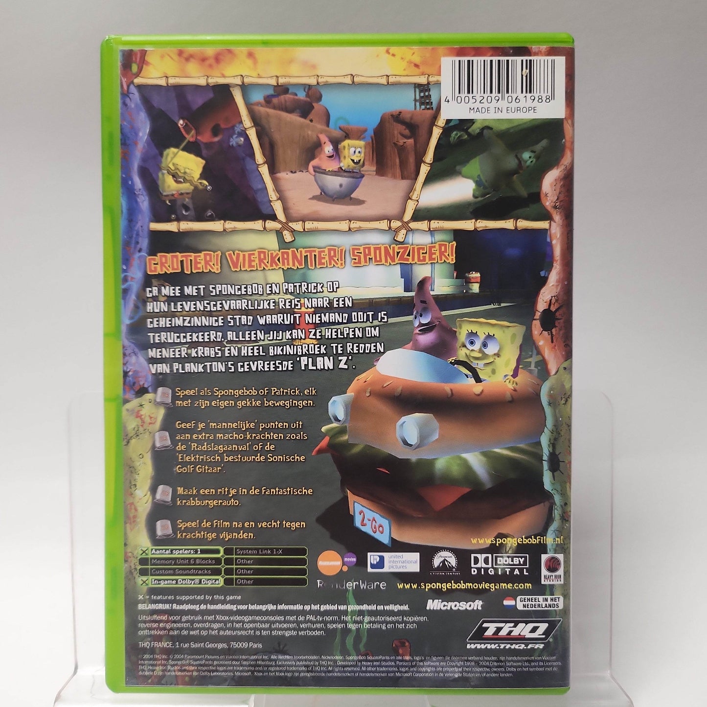 SpongeBob SquarePants de Film Xbox Original - Feniks Gameshop
