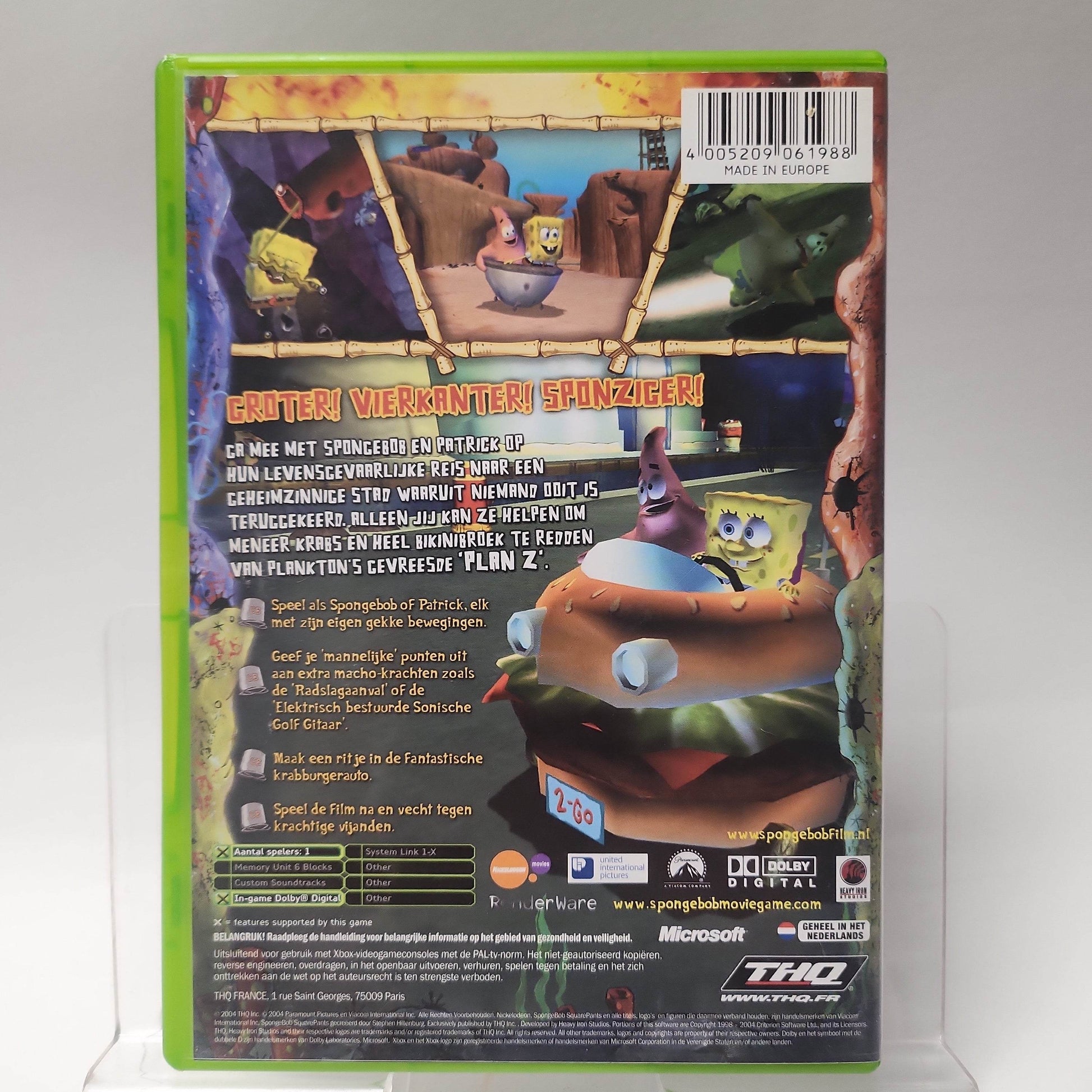 SpongeBob SquarePants de Film Xbox Original - Feniks Gameshop