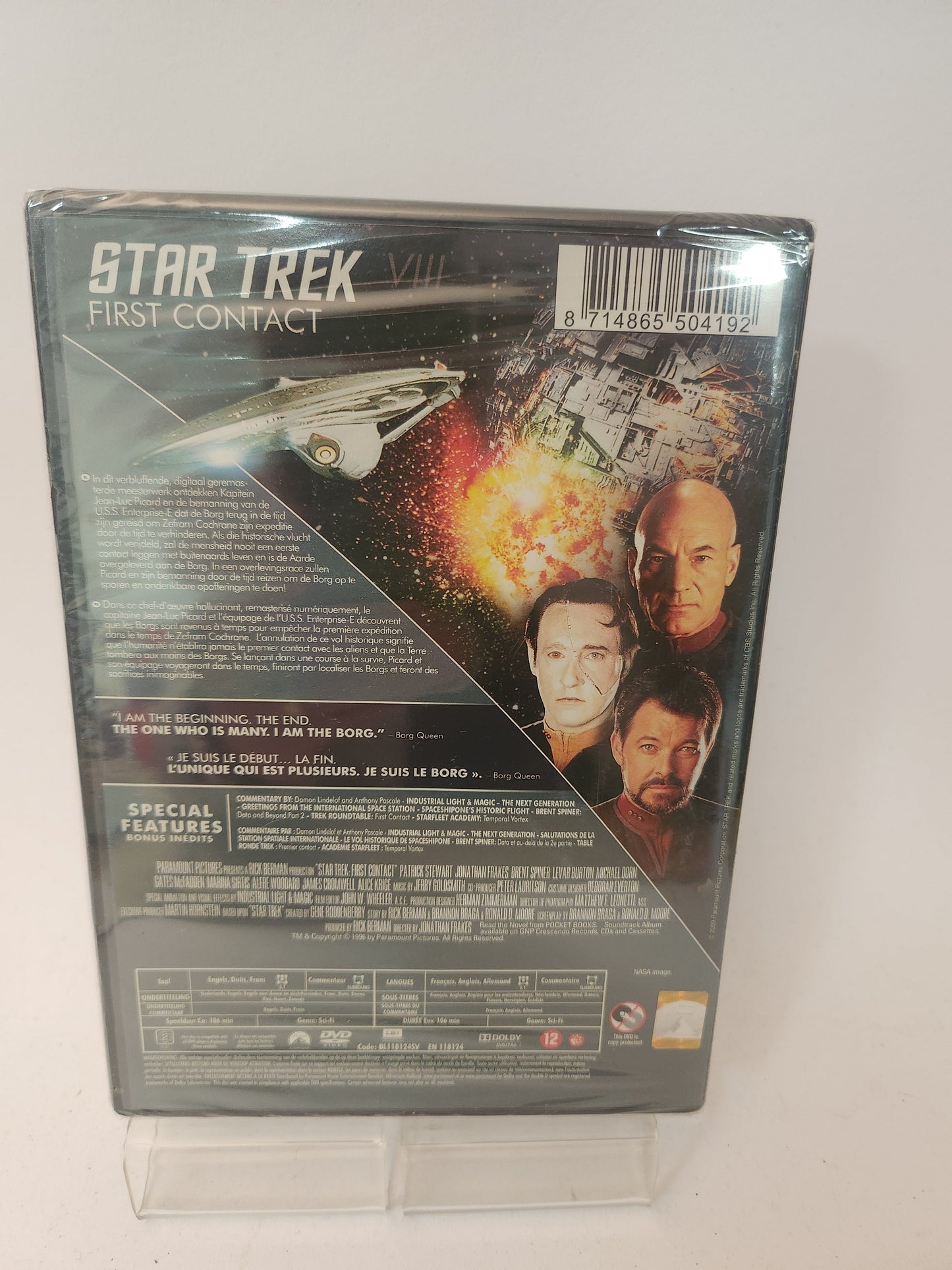 Star Trek First Contact geseald DVD - Dvd Volwassenen