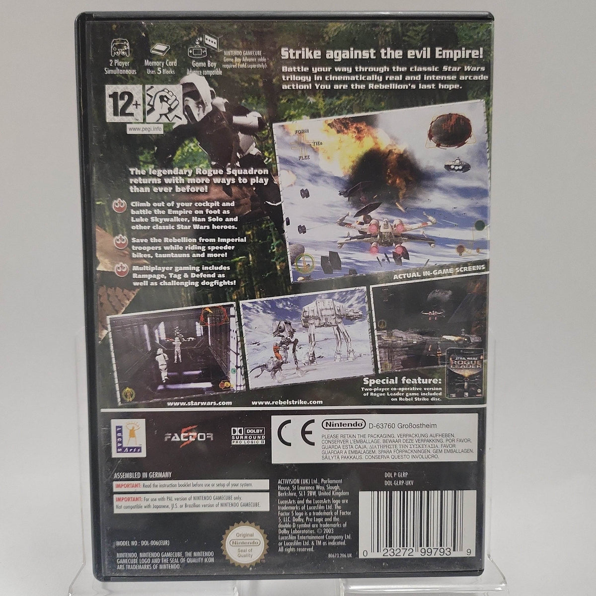 Star Wars Rebel Strike Rogue Squadron III Nintendo Gamecube - Feniks Gameshop