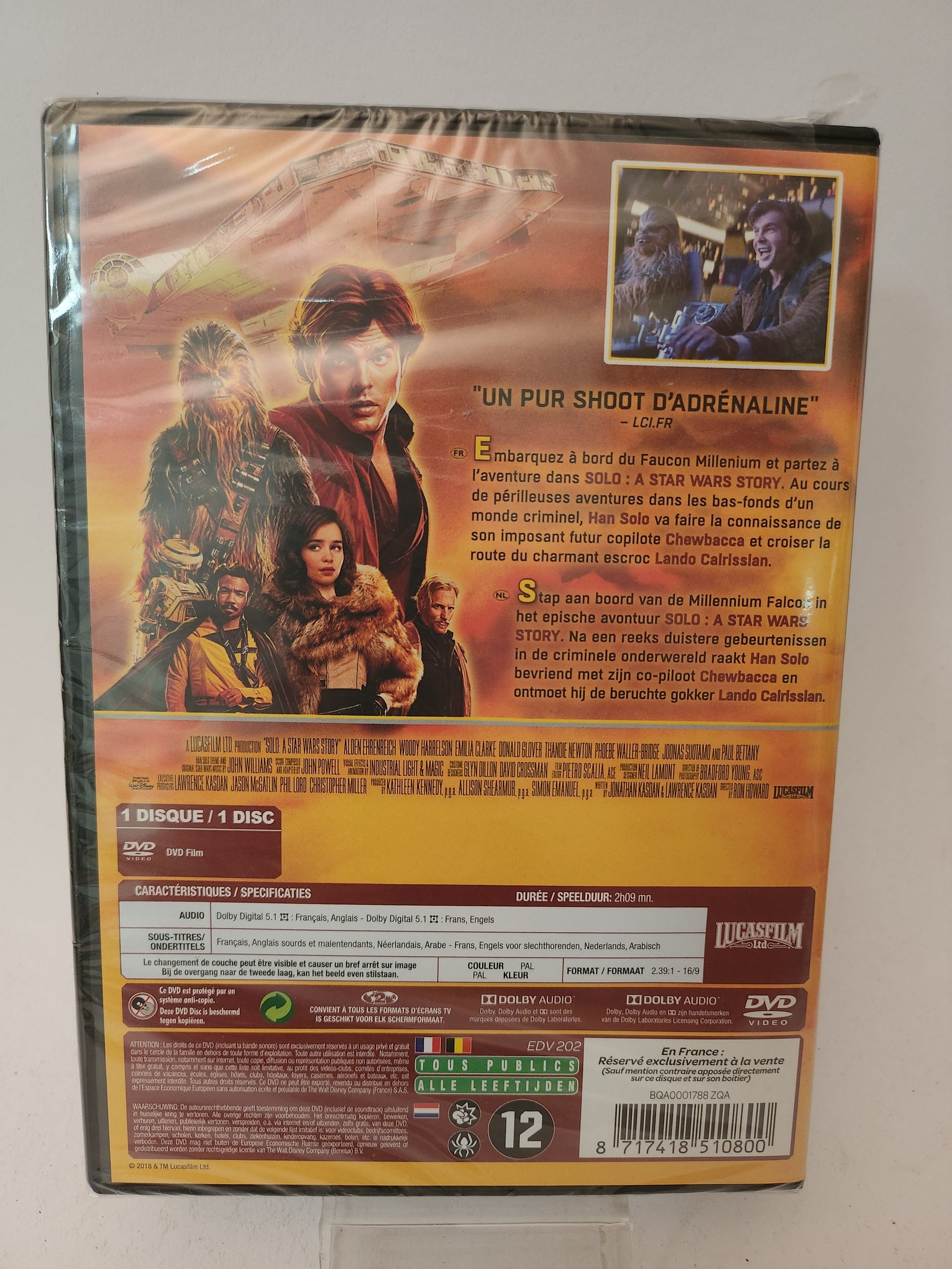 Star Wars: Solo geseald Dvd - Dvd Volwassenen