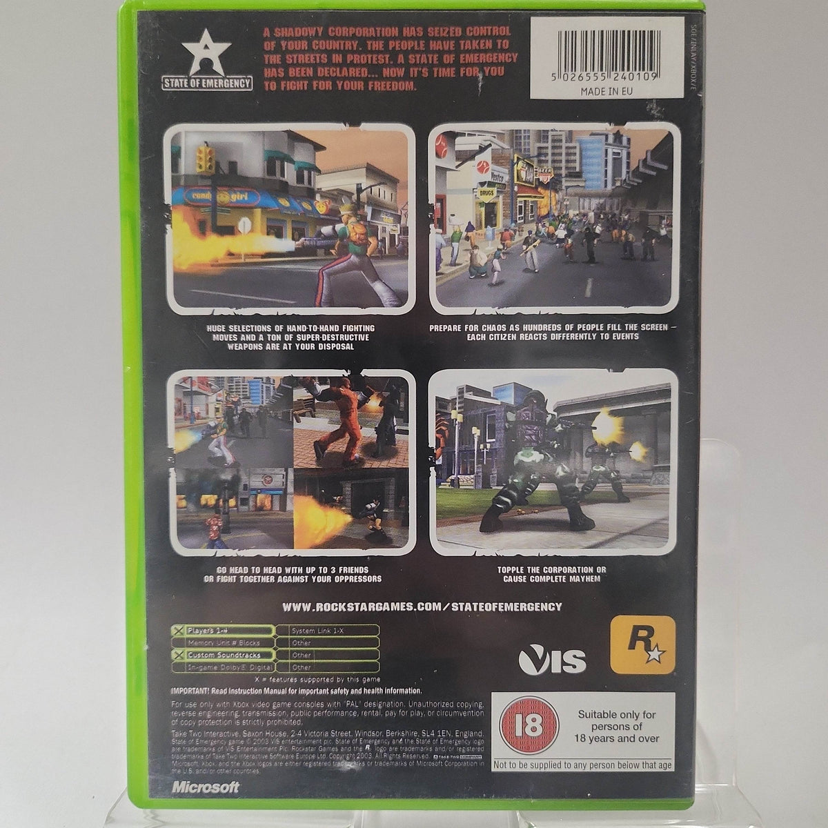 State of Emergency Xbox Original - Feniks Gameshop