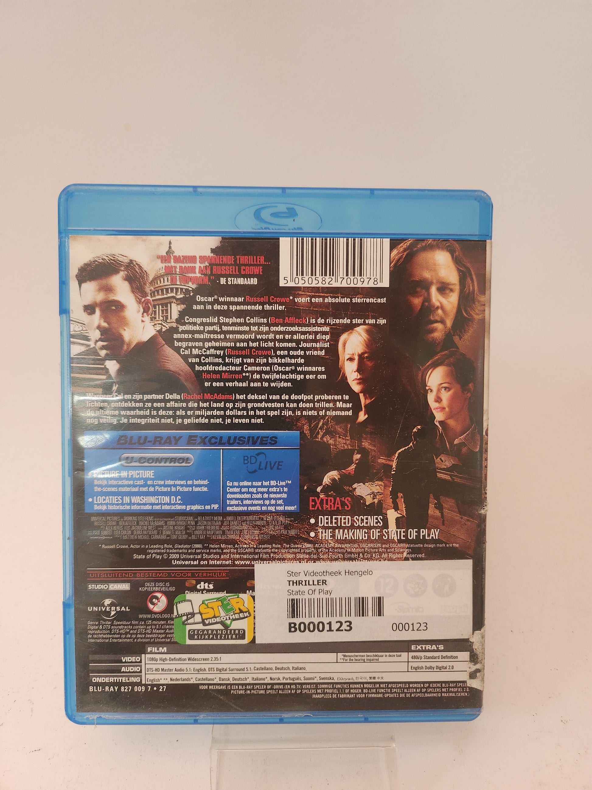 State of Play Blu-Ray - Blu-Ray