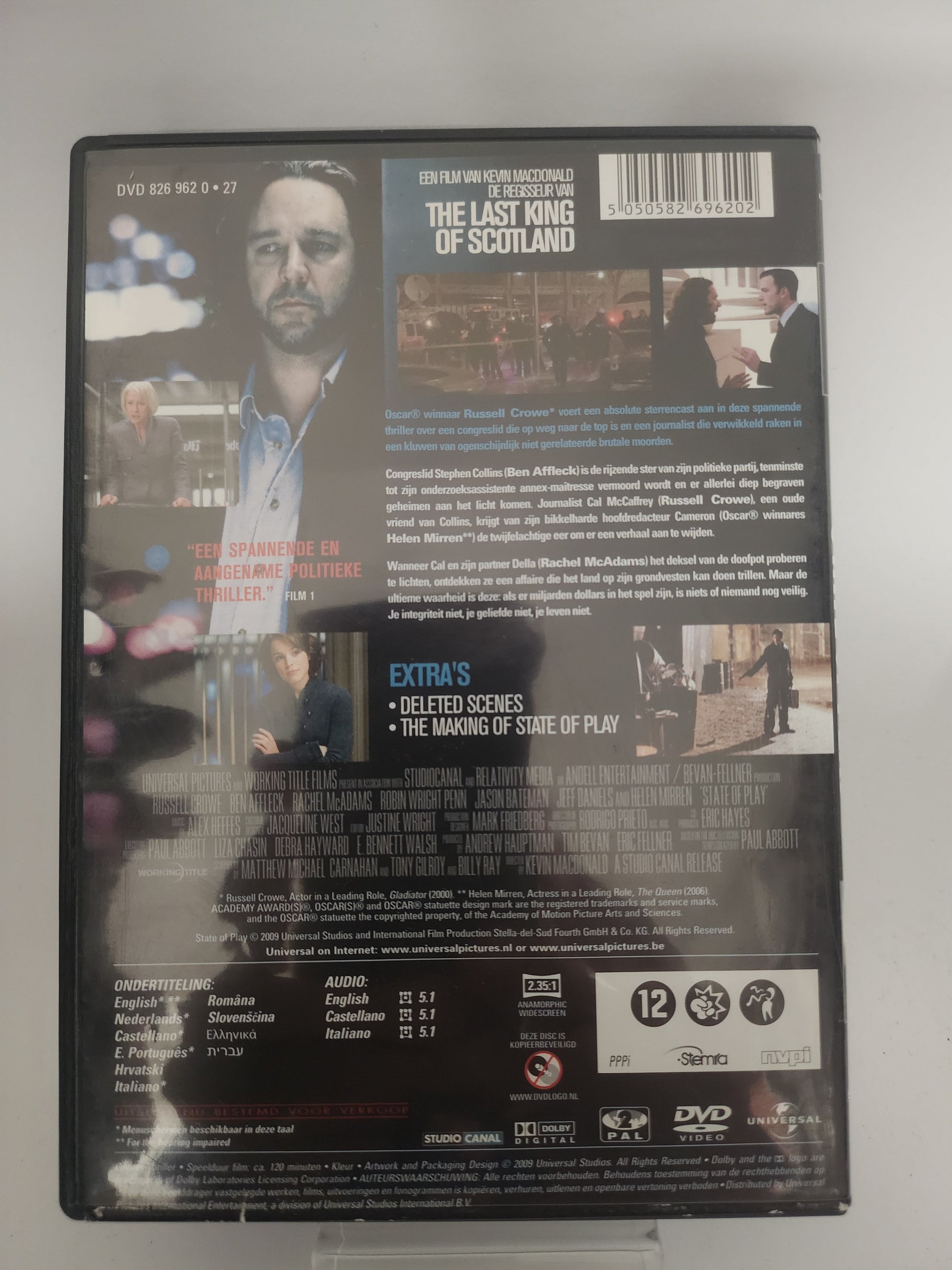 State of Play Dvd - Dvd Volwassenen
