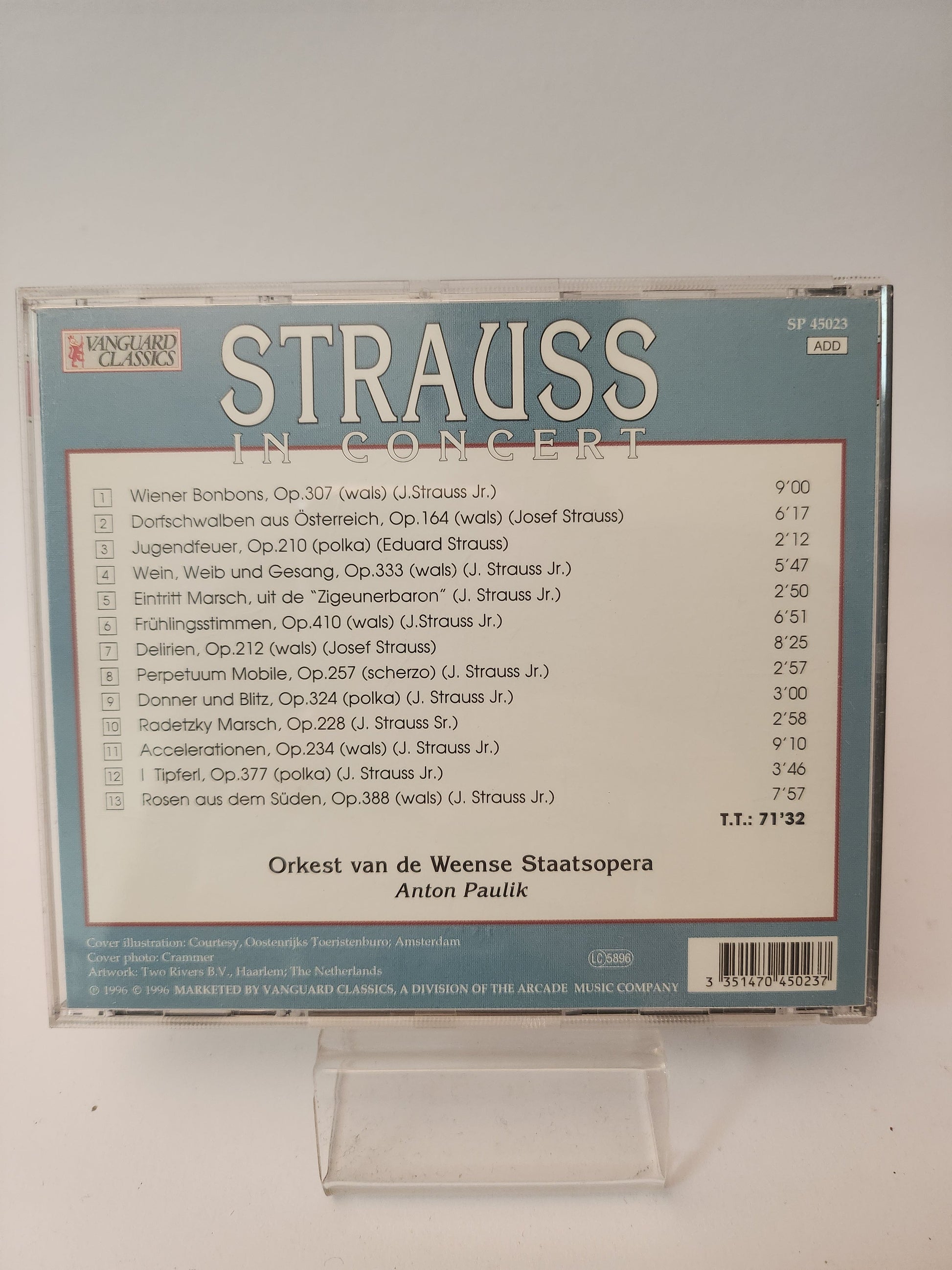Strauss in Concert: Nieuwjaarsklanken uit Wenen CD - Cd