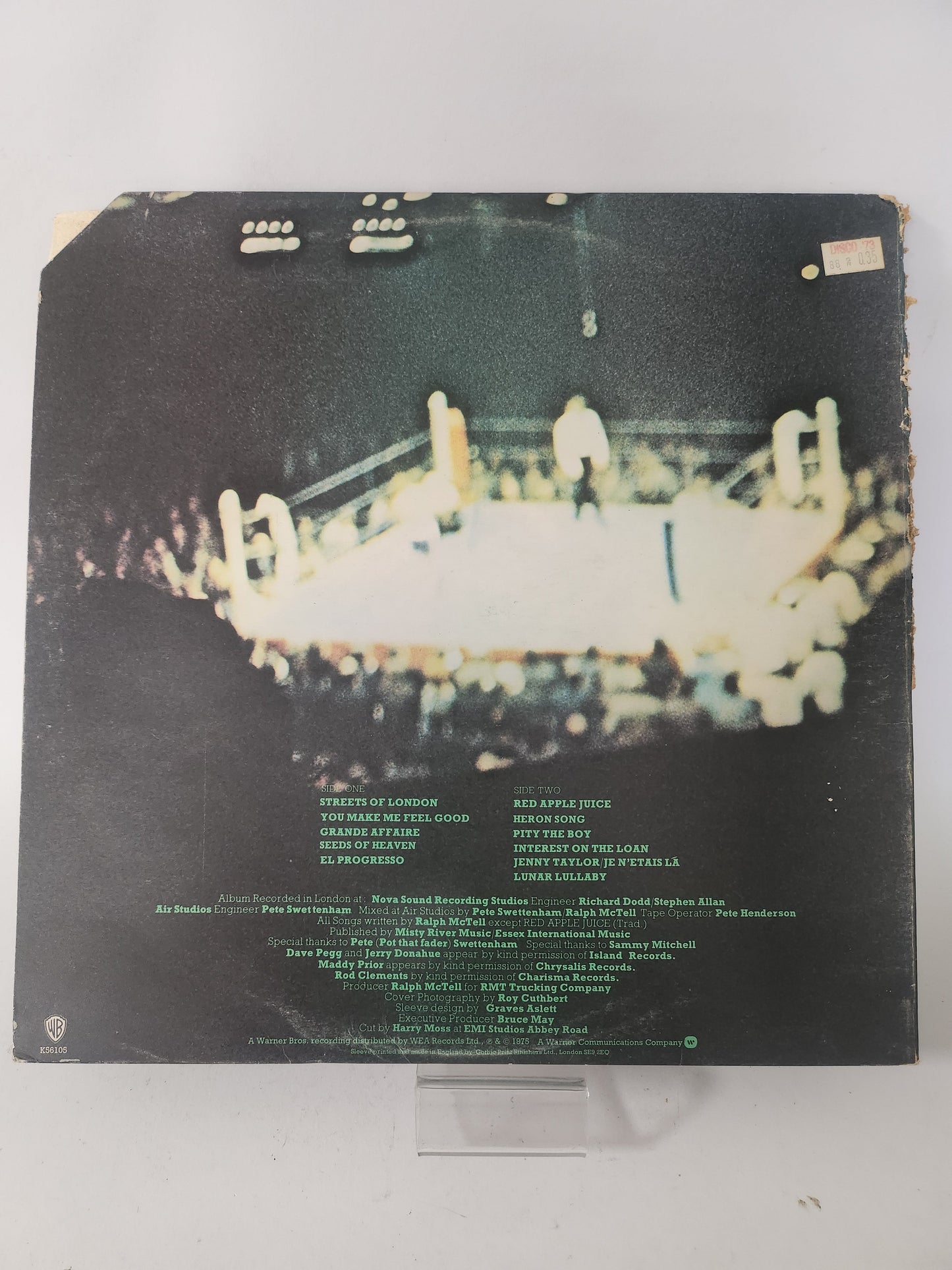 Streets: Ralph McTell LP Vinyl - Lp Vinyl