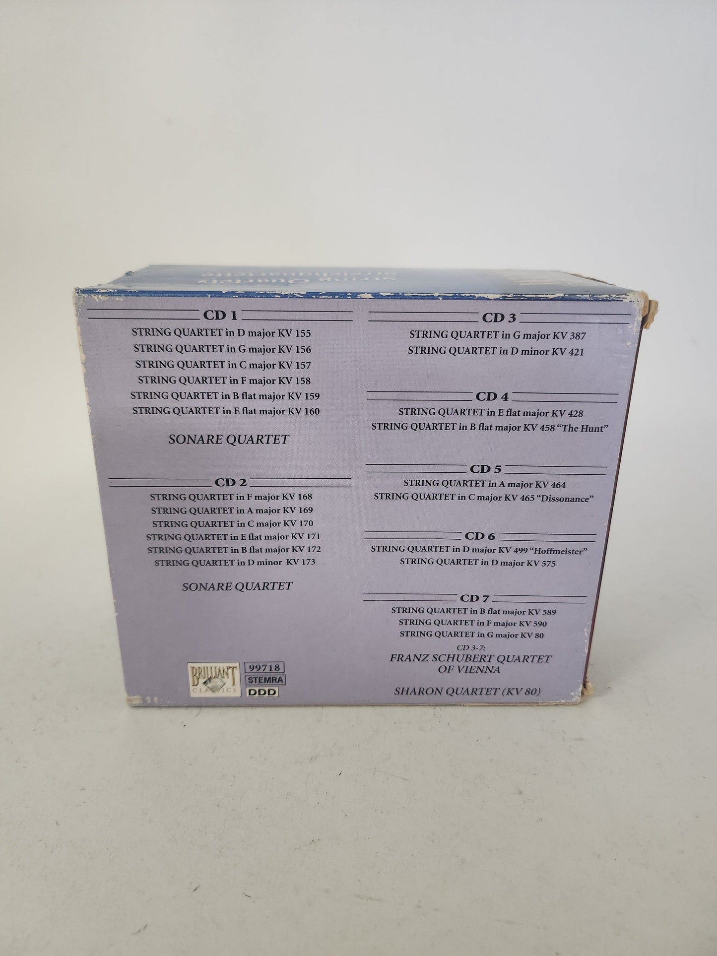 String Quartets Volume 6 CD Box - Cd