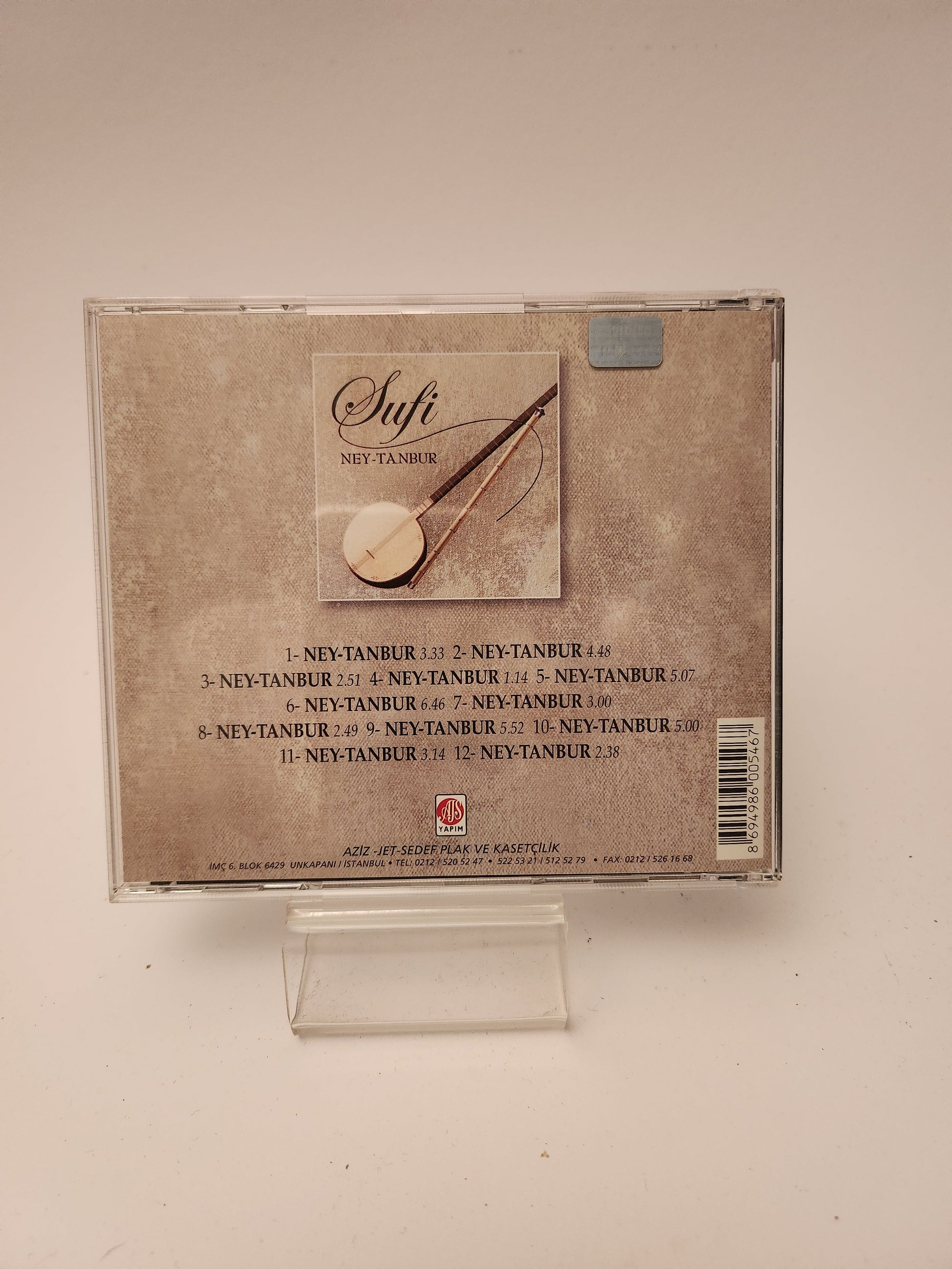 Sufi: Ney Tanbur CD - Cd