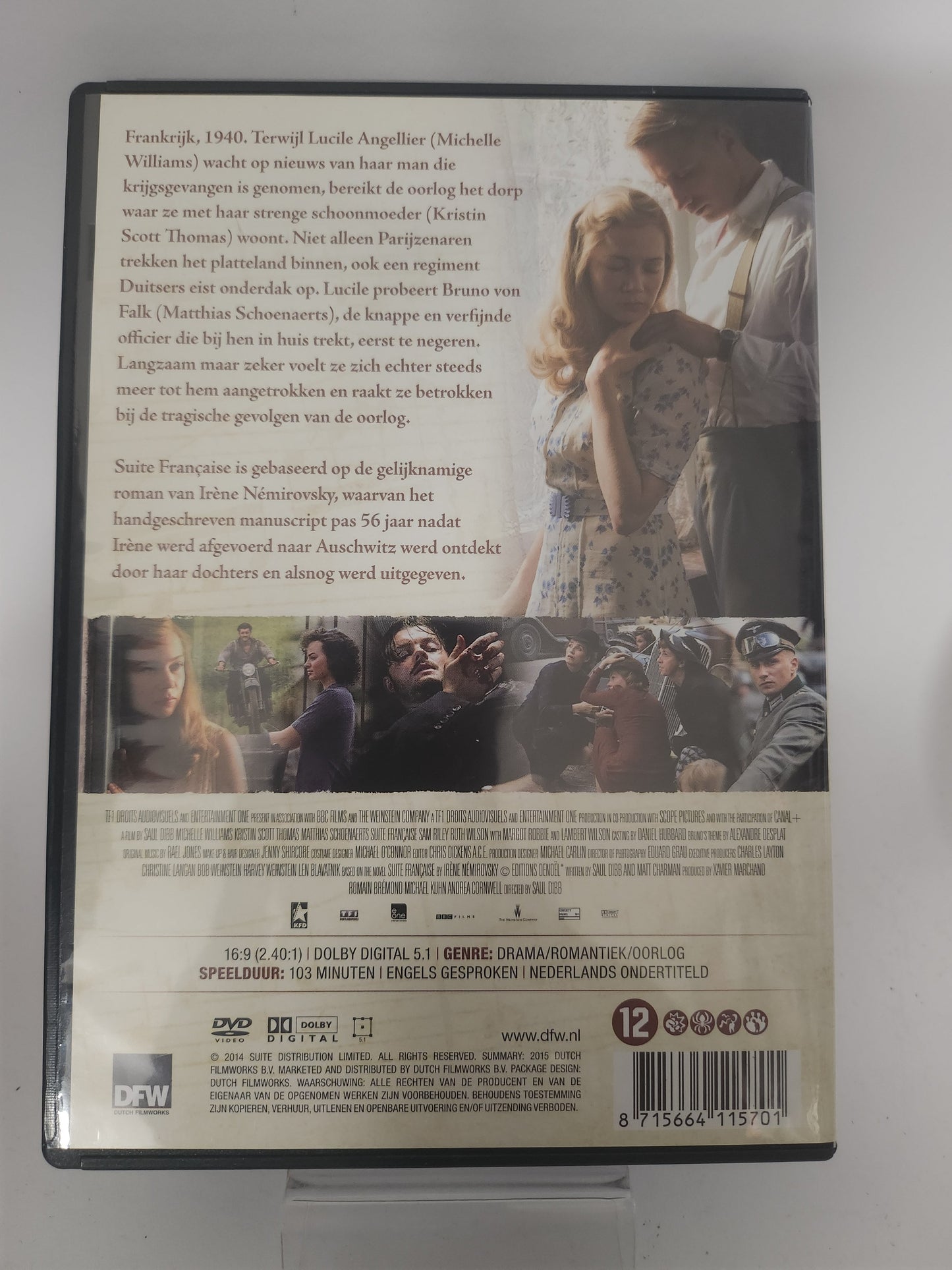 Suite Française Dvd - Dvd Volwassenen