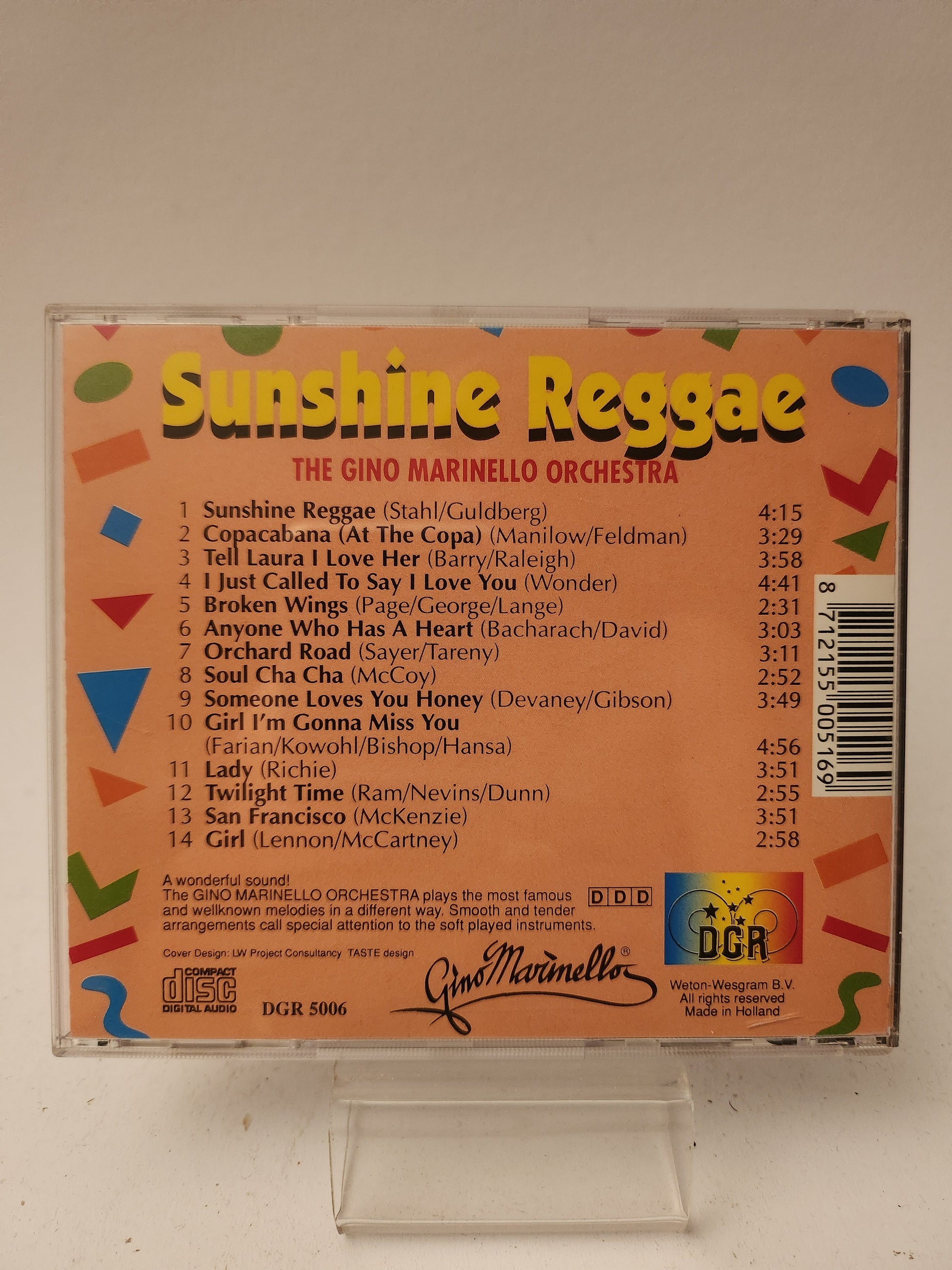 Sunshine Reggae: the Gino Marinello Orchestra CDc - Cd
