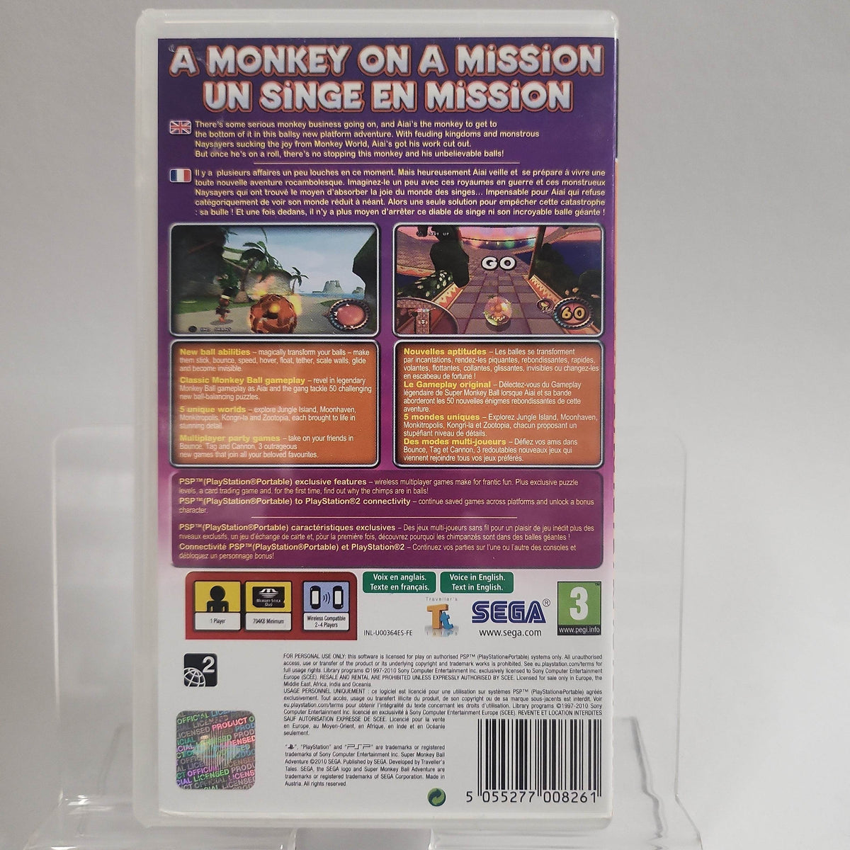Super Monkey Ball Adventure Essentials PSP - Feniks Gameshop