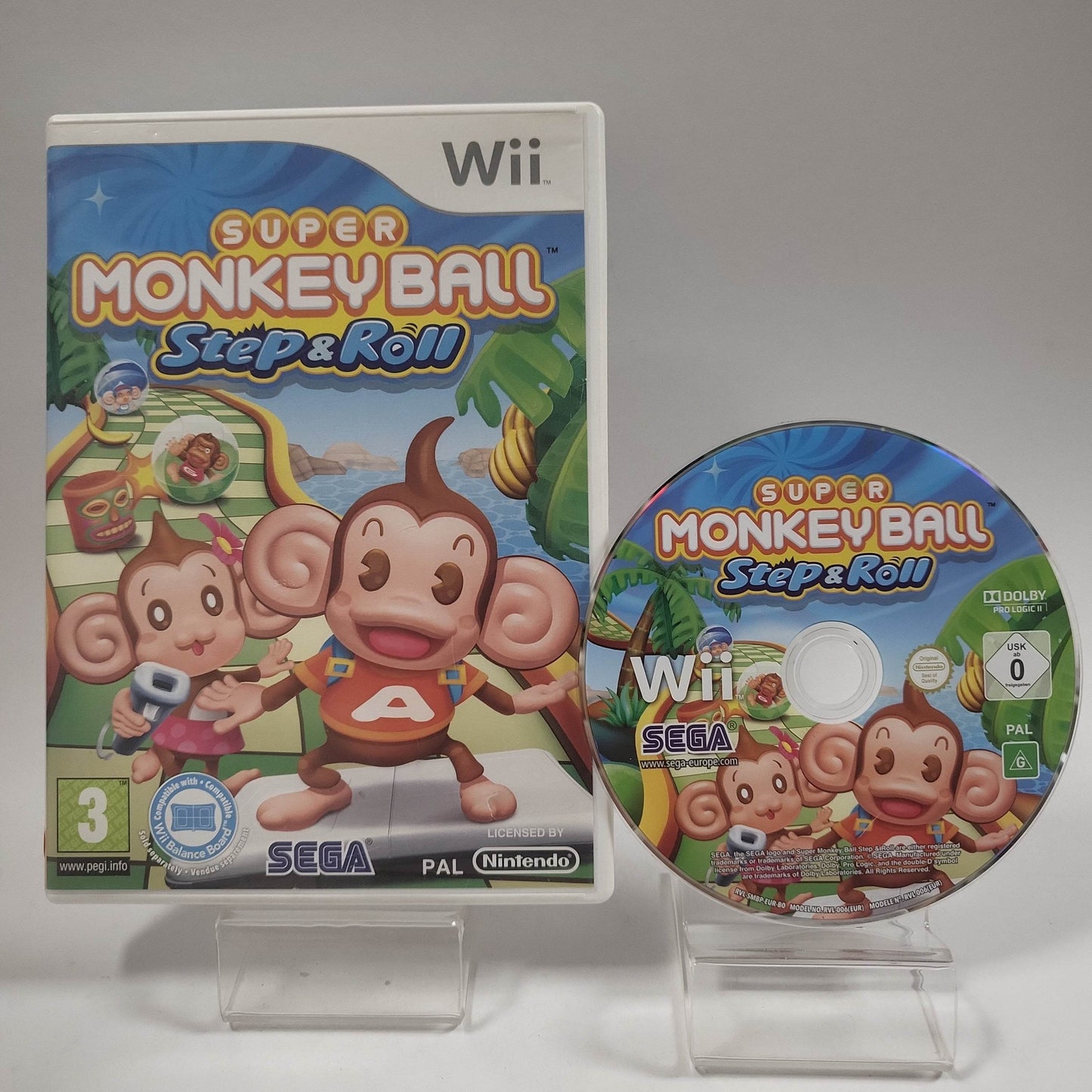 Super Monkey Ball Step & Roll (No Book) Nintendo Wii - Feniks Gameshop