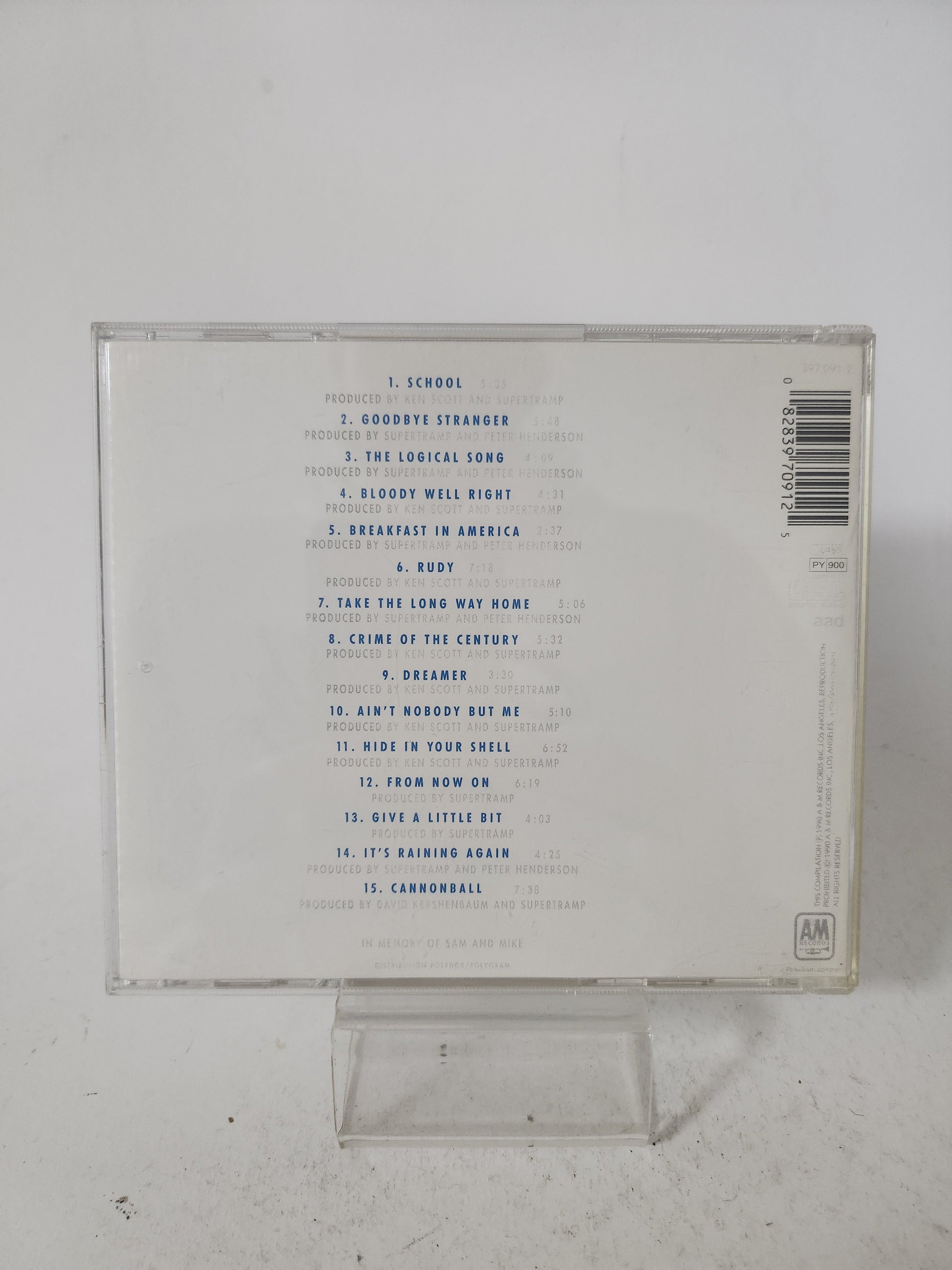 SuperTramp: the Very Best of CD - Cd