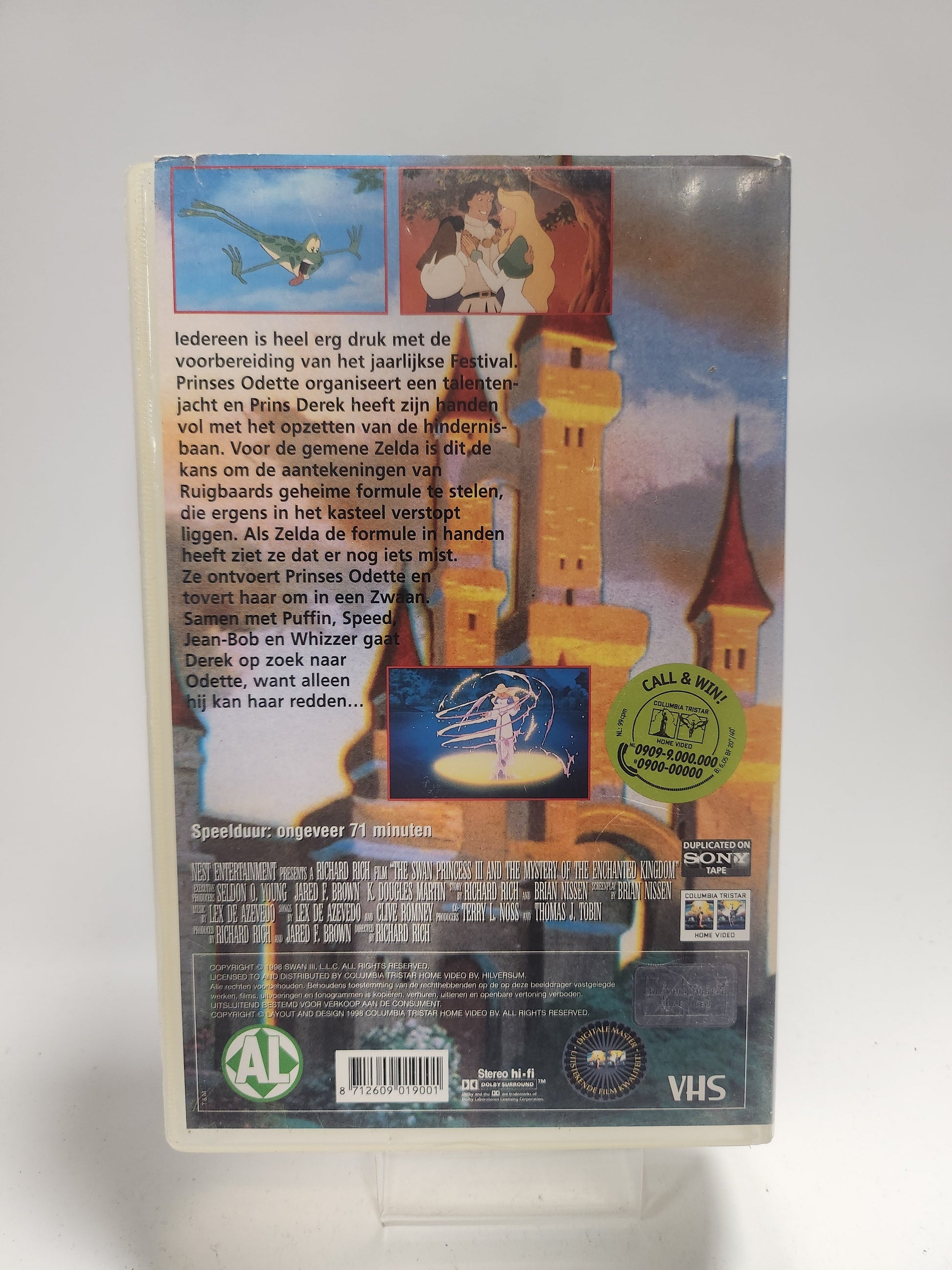 Swan Princess and the Mystery of the Enchanted Treasure VHS Kids - VHS Kids
