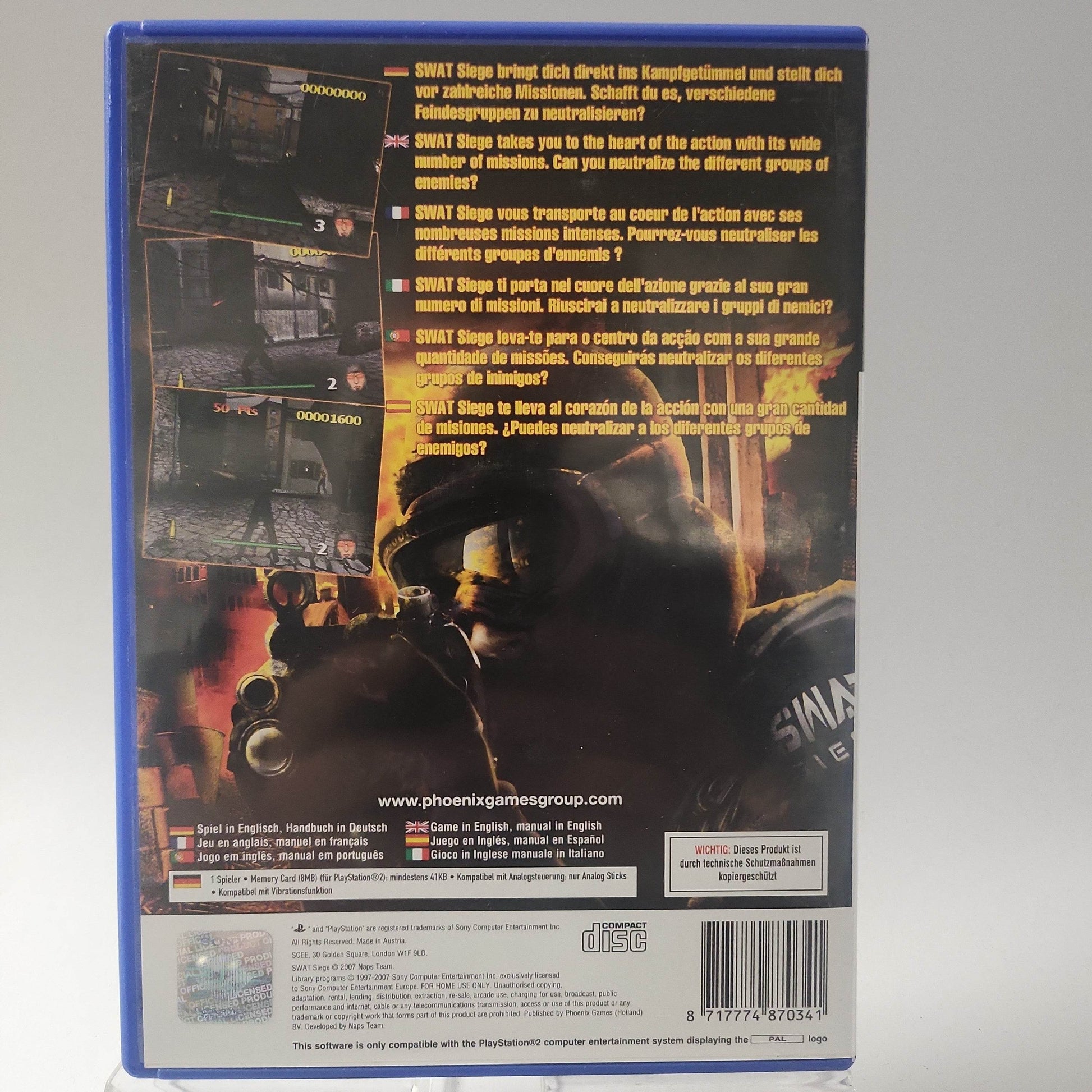 SWAT Siege Playstation 2 - Feniks Gameshop