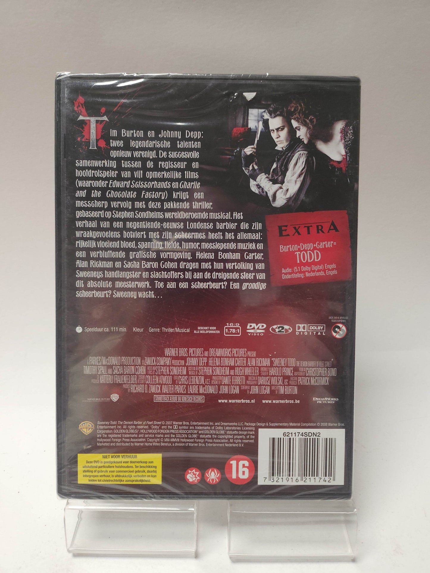 Sweeney Todd geseald DVD - Feniks Gameshop