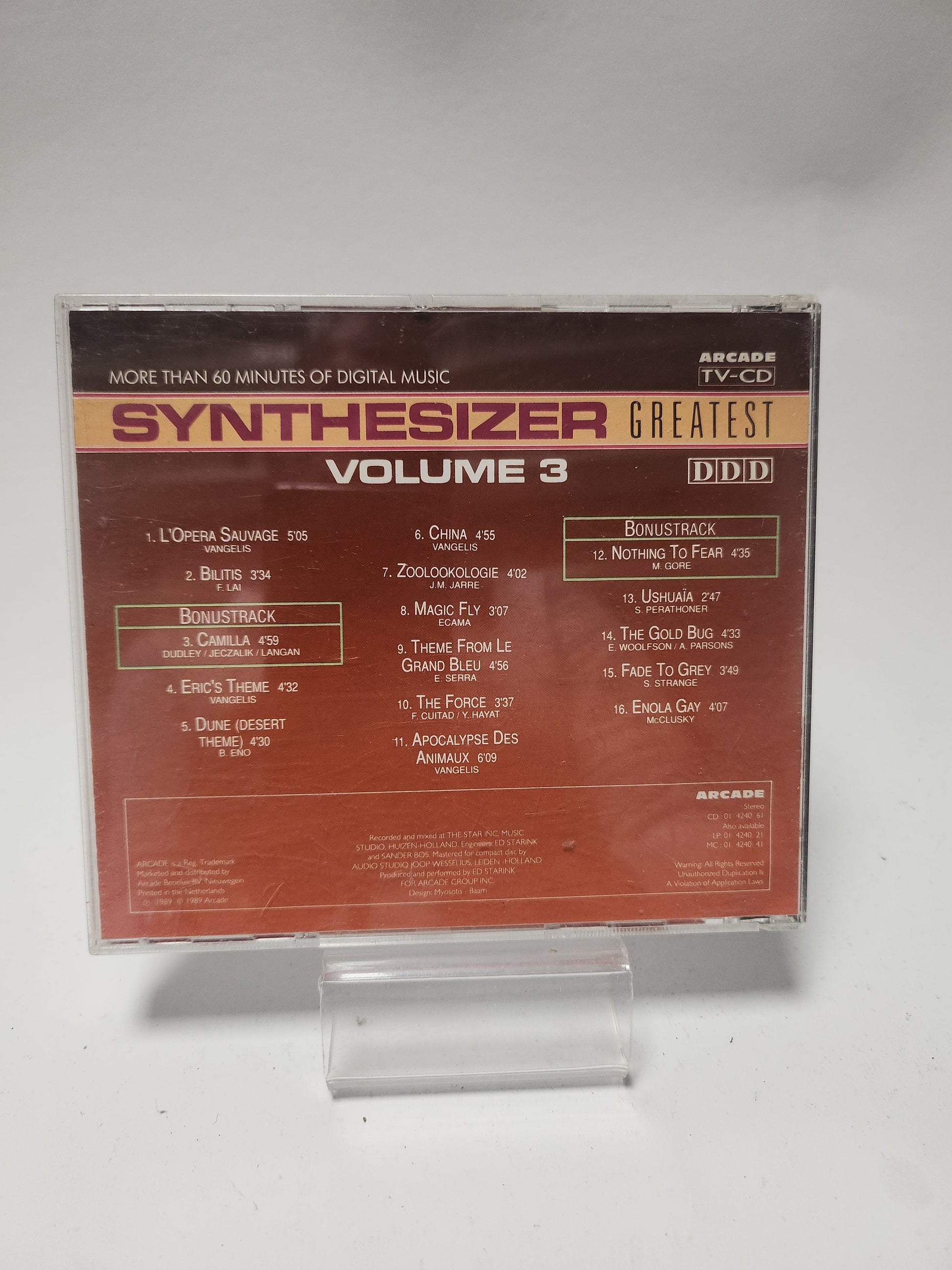 Synthesizer Greatest Volume 3 CD - Cd