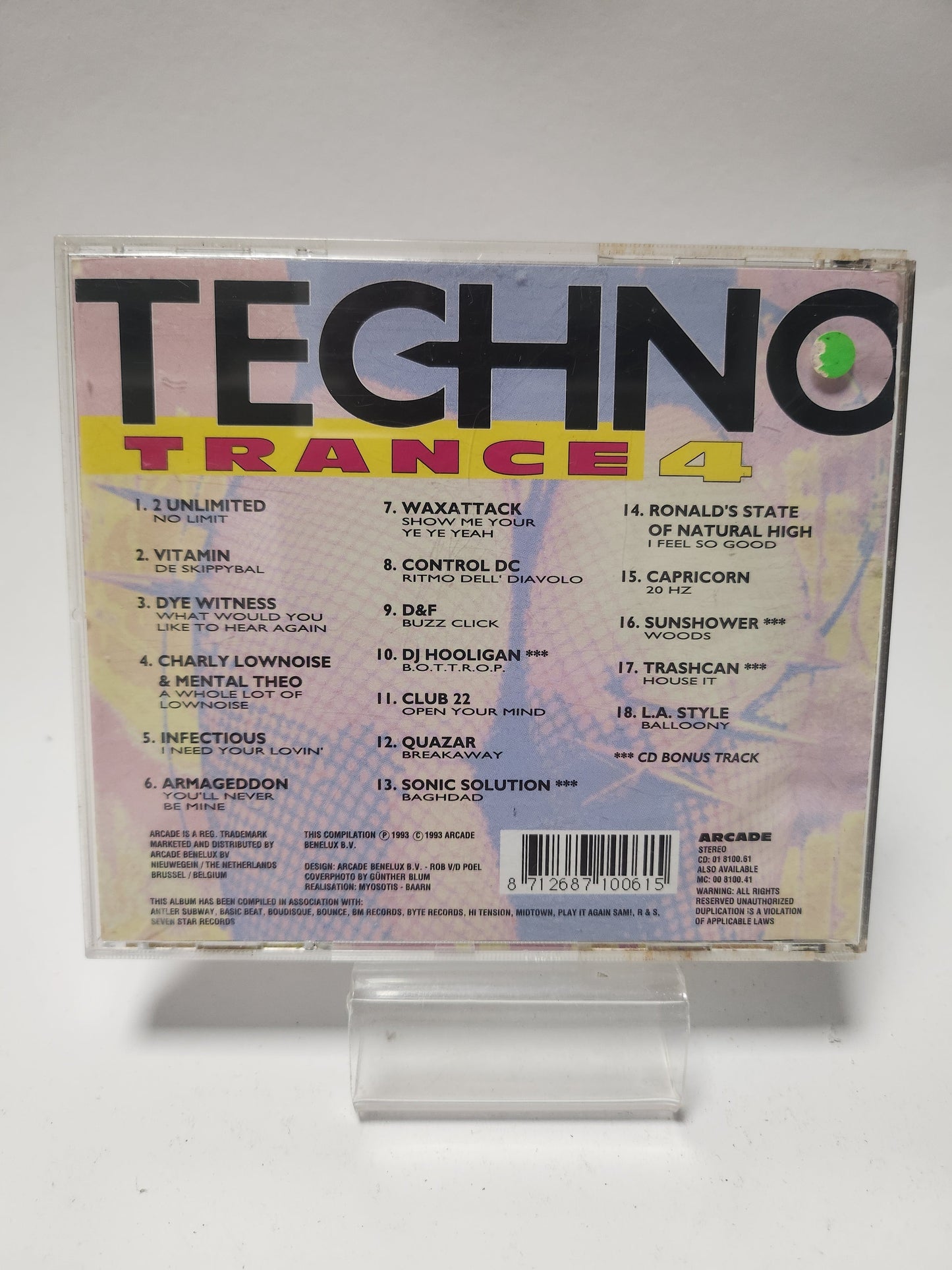 Techno Trance 4 CD - Cd