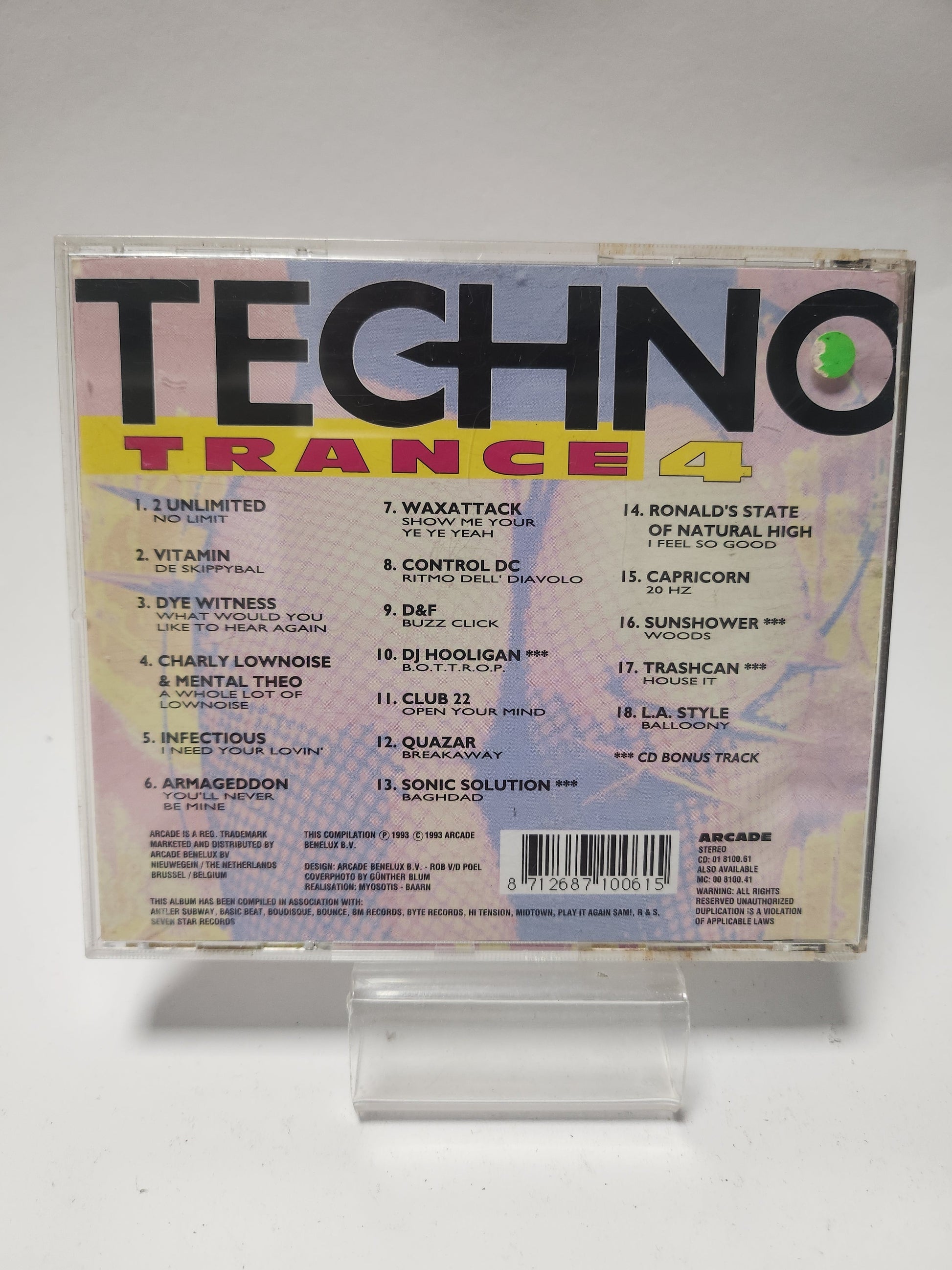 Techno Trance 4 CD - Cd