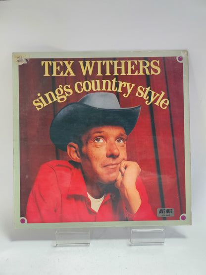 Tex Withers: Sings Country Style LP Vinyl - Lp Vinyl