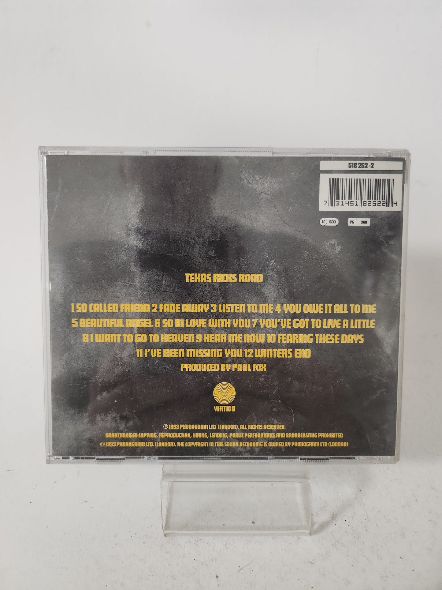 Texas: Ricks Road CD - Cd