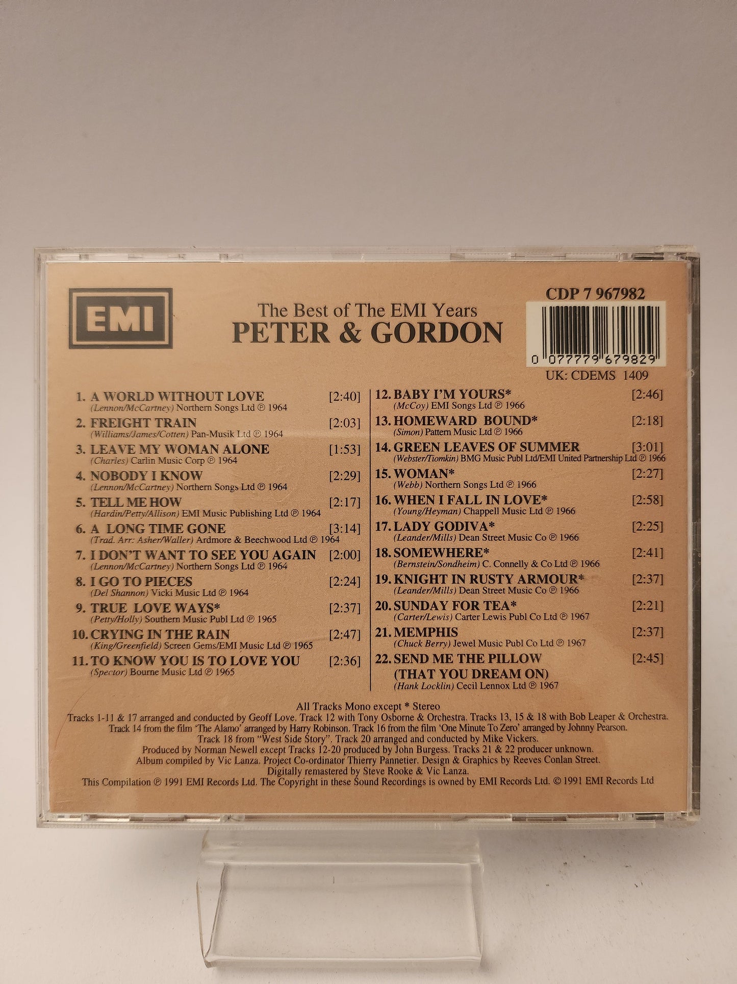 The Beat of Peter & Gordon CD - Cd
