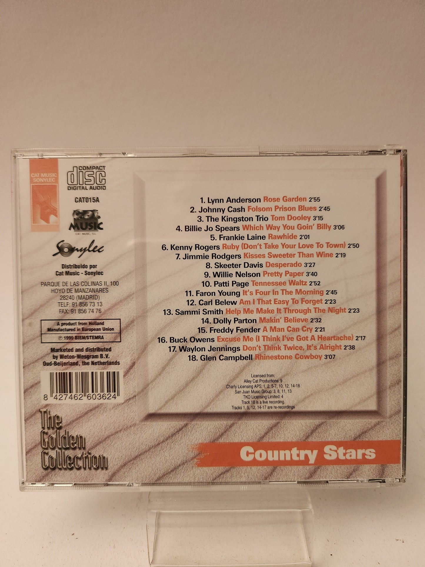 The Golden Collection CD1: Country Stars CD - Cd