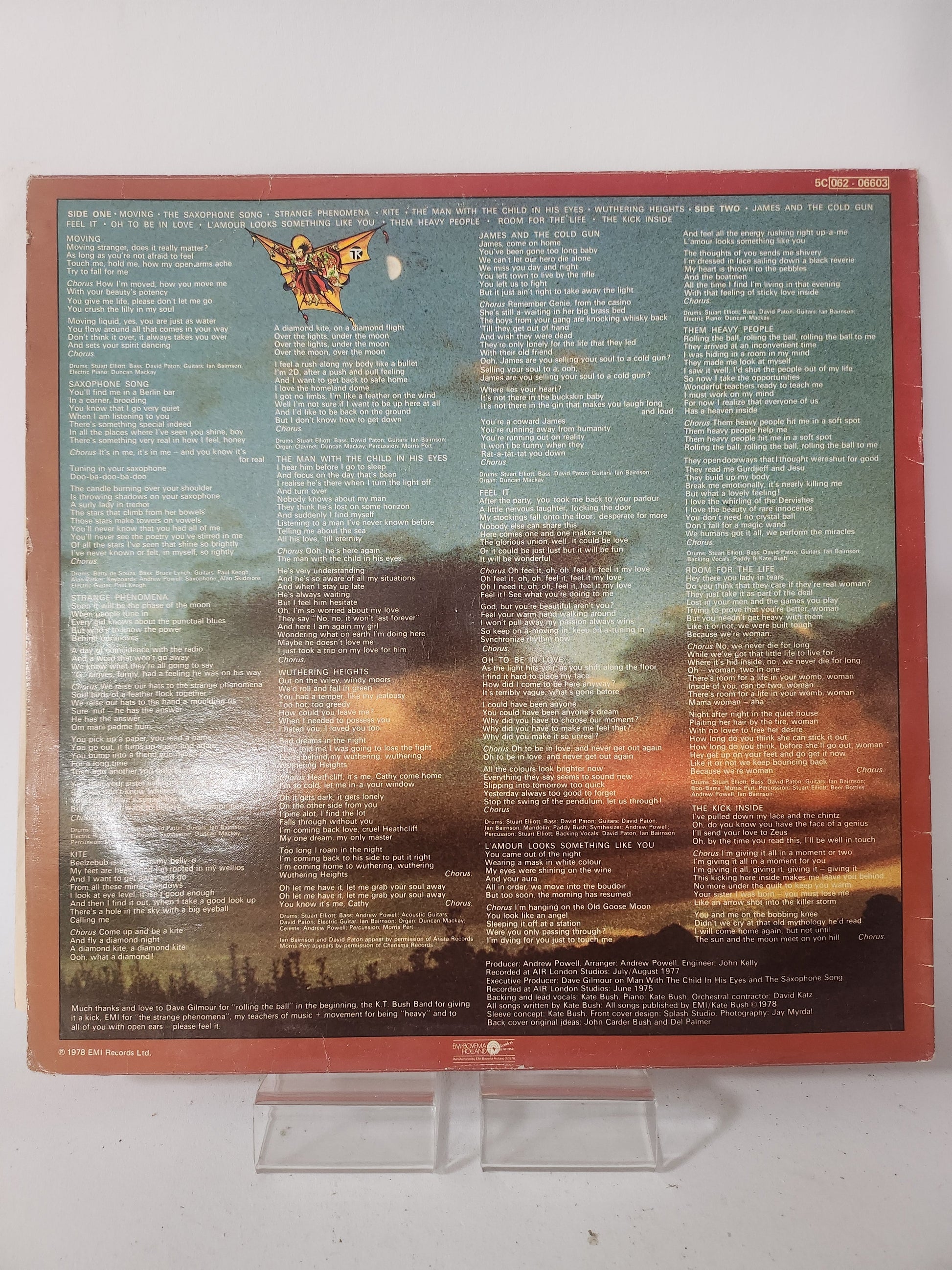 The Kick Inside: Kate Bush LP Vinyl - Lp Vinyl