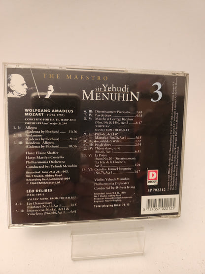 The Maestro Sir Yehudi Menuhin 3 CD - Cd