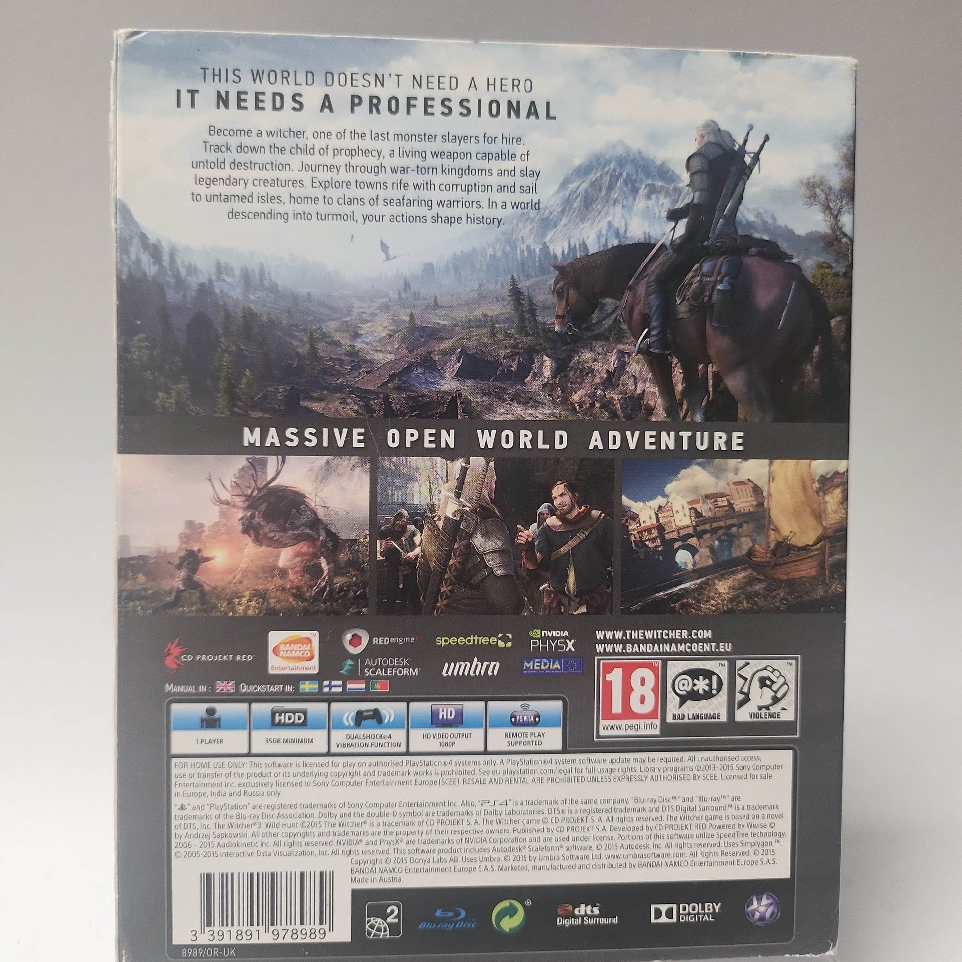 Witcher III Wild Hunt Playstation 4 - Feniks Gameshop