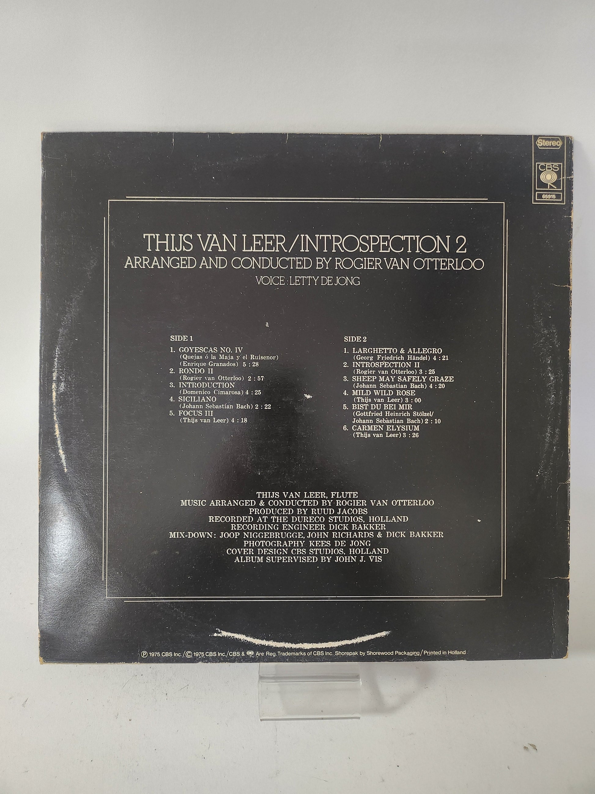 Thijs van Leer: Introspection 2 LP Vinyl - Lp Vinyl