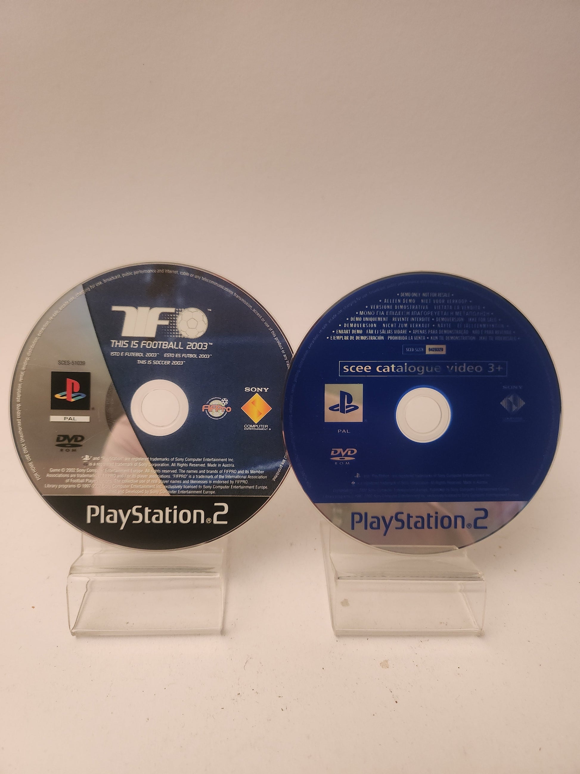 This is Football 2003 + Scee Catalogue Video 3+ Bonus Disc Playstation 2 - Playstation 2 Games