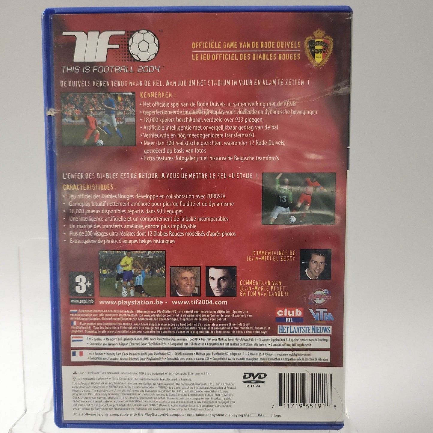 This is Football 2004 Rode Duivels Editie Playstation 2 - Feniks Gameshop