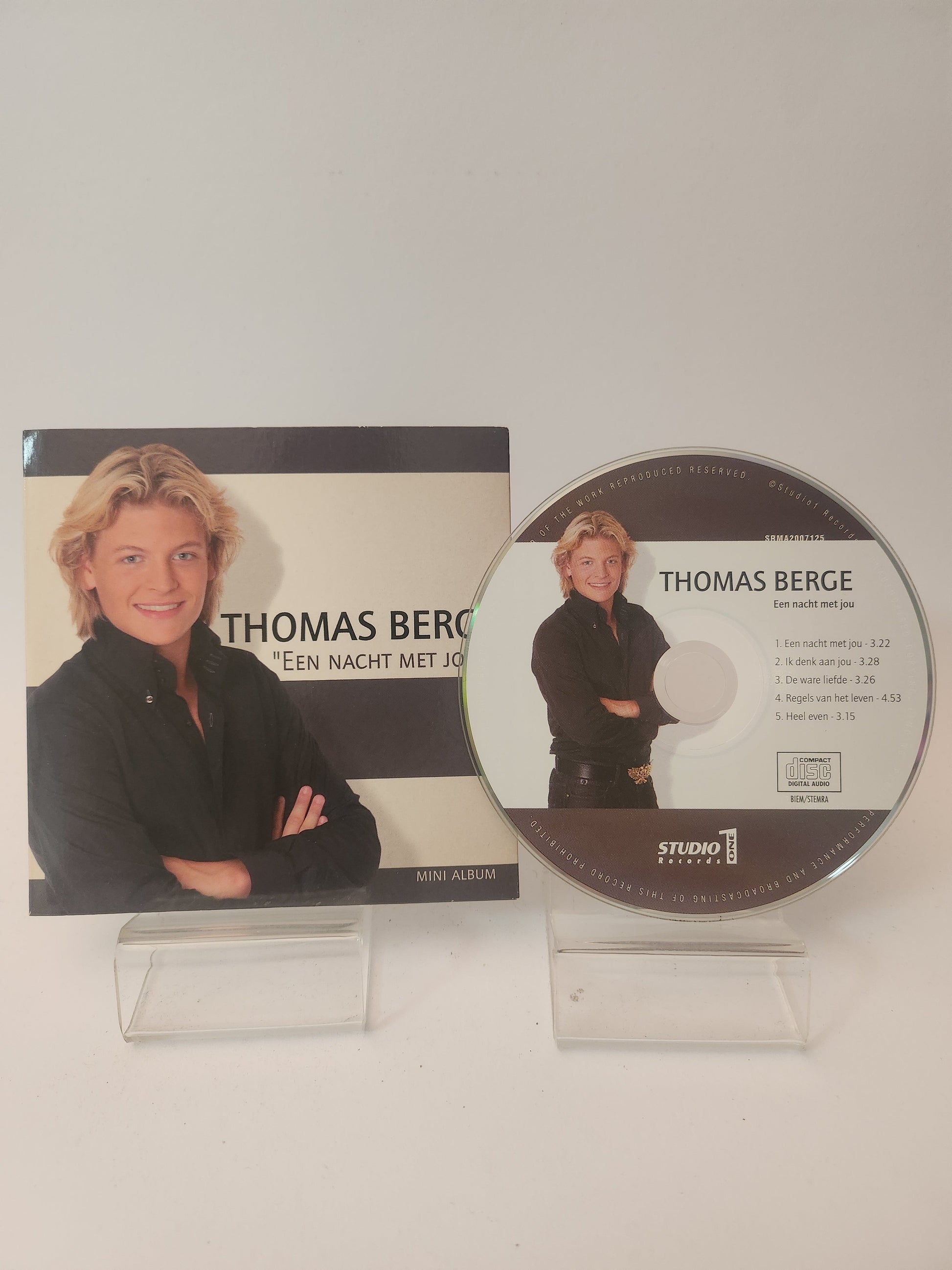 Thomas Berger: Een Nacht met Jou CD Single - CD Single