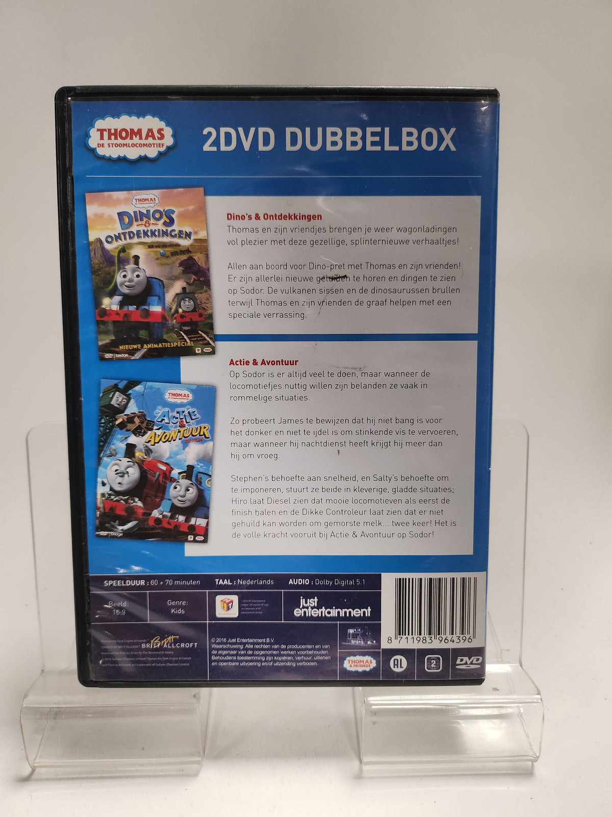 Thomas de Stoomlocomotief 2 disc Dvd Kids - Dvd kids
