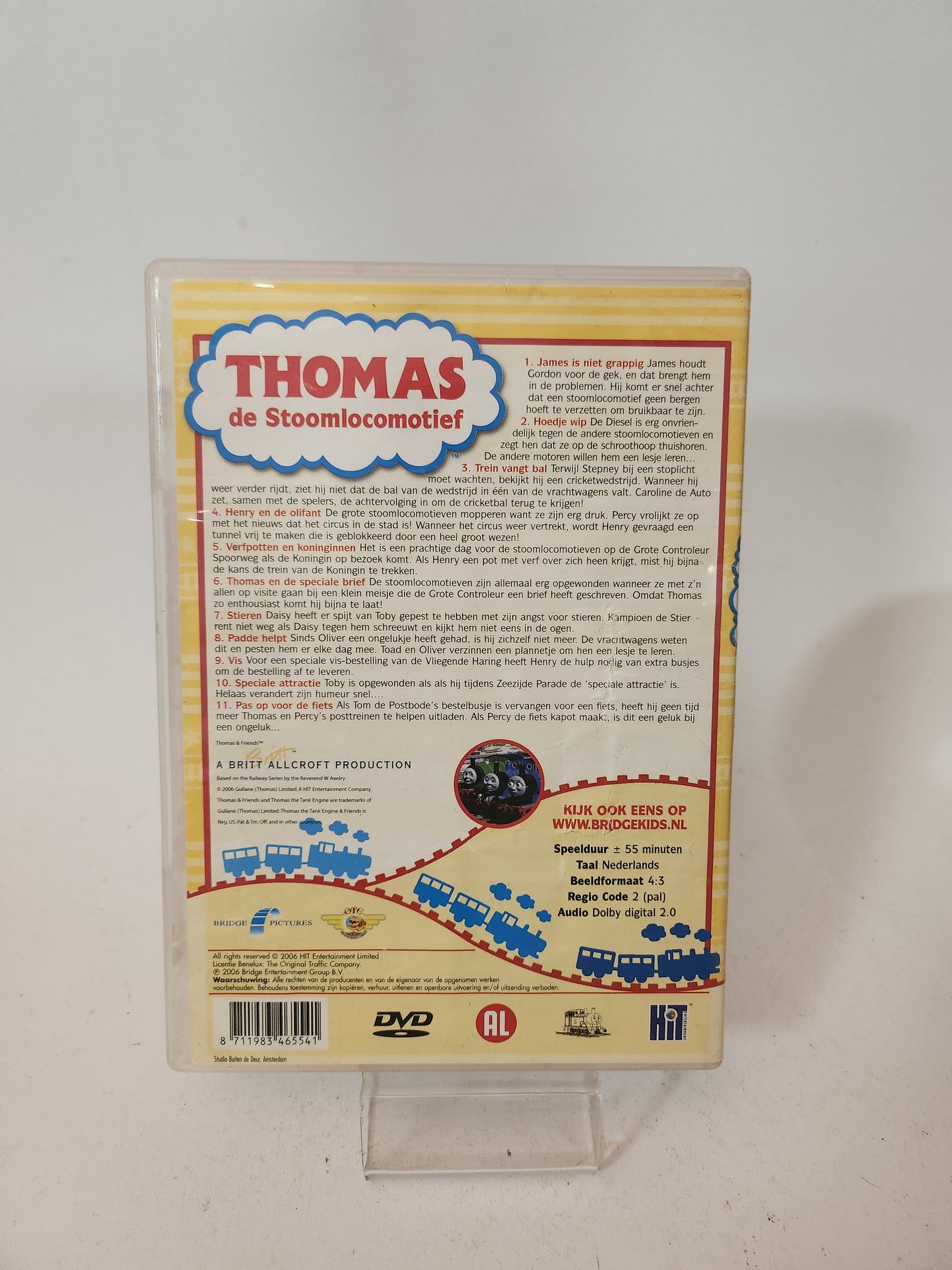 Thomas de Stoomlocomotief Dvd - Dvd kids
