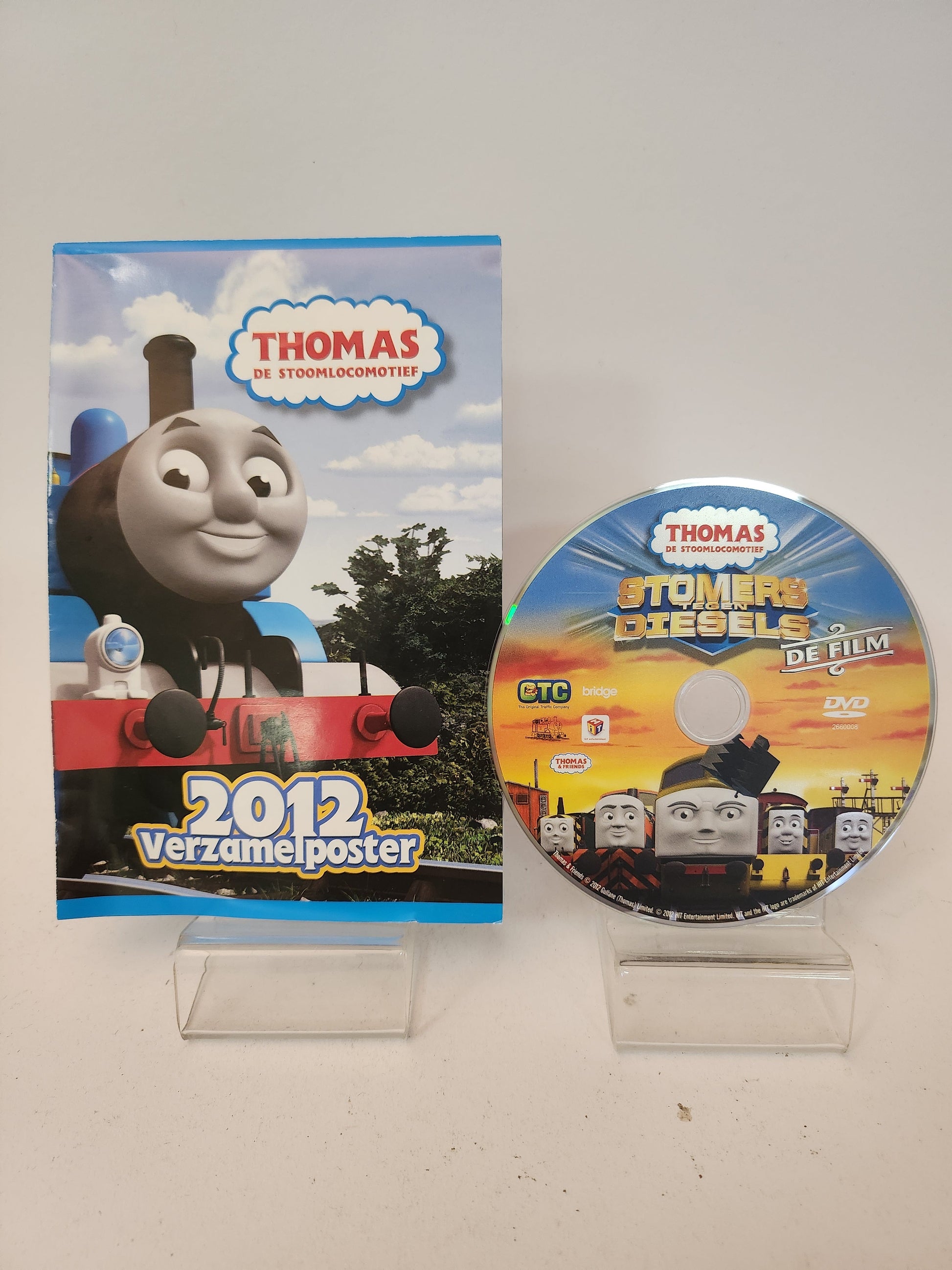 Thomas de Stoomlocomotief: Stomers tegen Diesels de Film Dvd Kids + Verzamelposter - Dvd kids