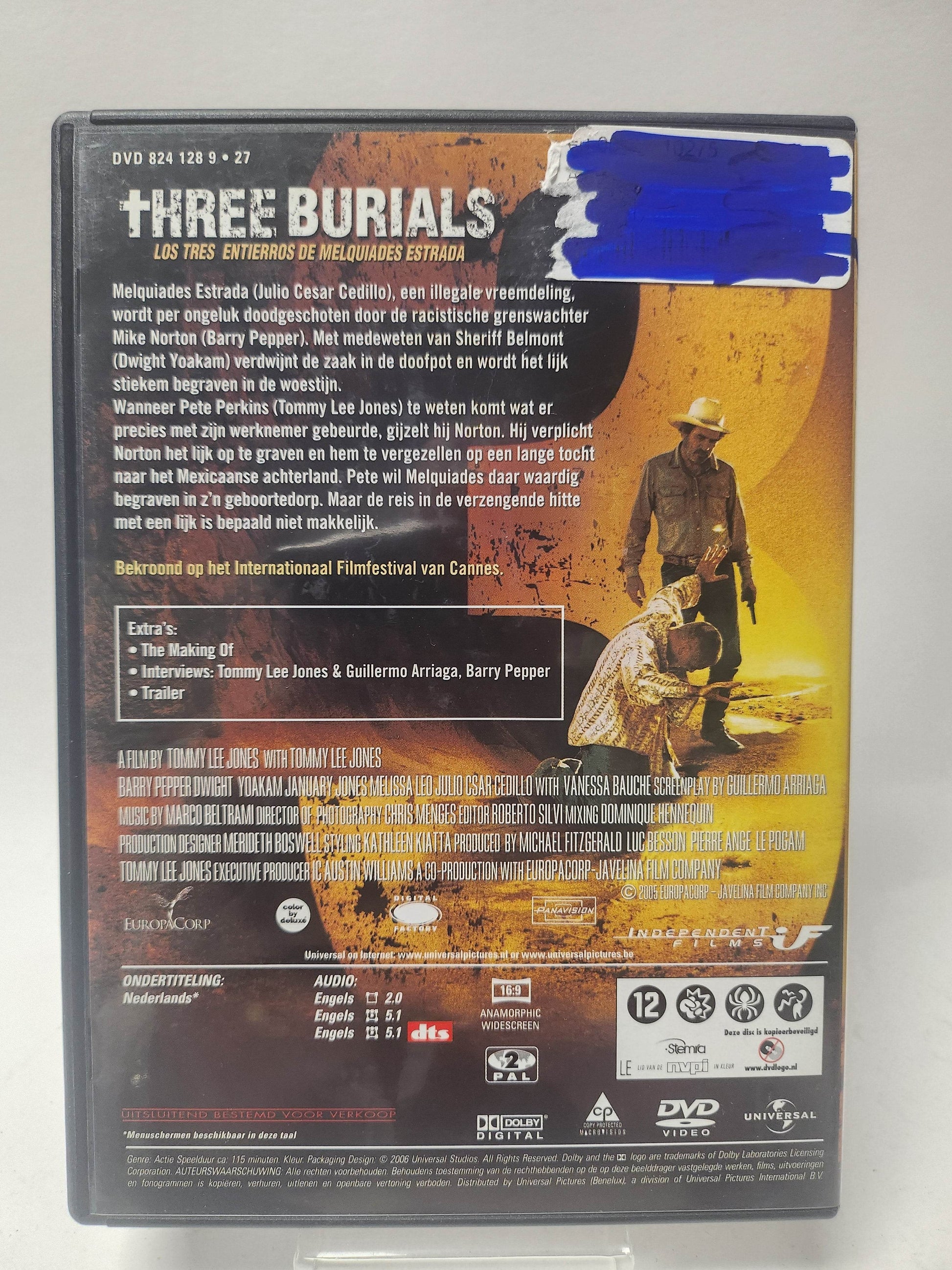 Three Burials DVD - Feniks Gameshop