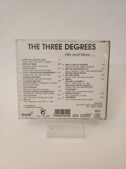 Three Degrees: Hits and More CD - Cd