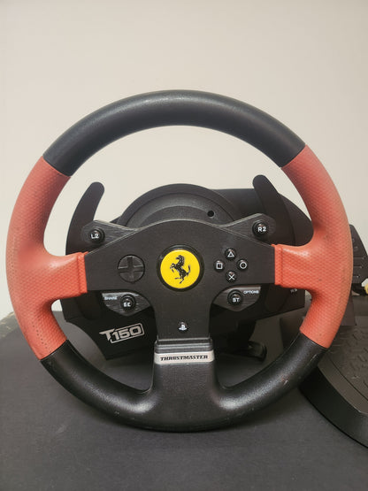 Thrustmaster T150 Ferrari Edition Stuur + Pedalen Playstation 3/ Playstation 4 - Playstation 3 Accessoires