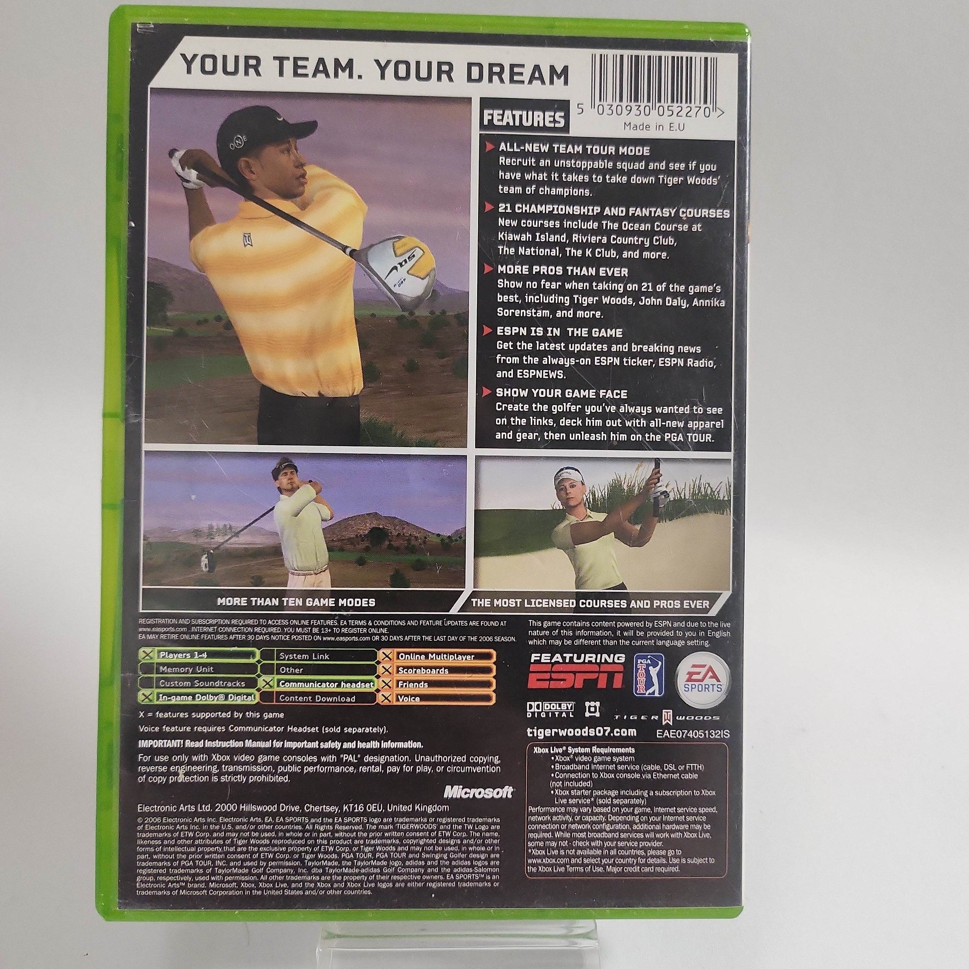 Tiger Woods PGA Tour 07 Xbox Original - Feniks Gameshop