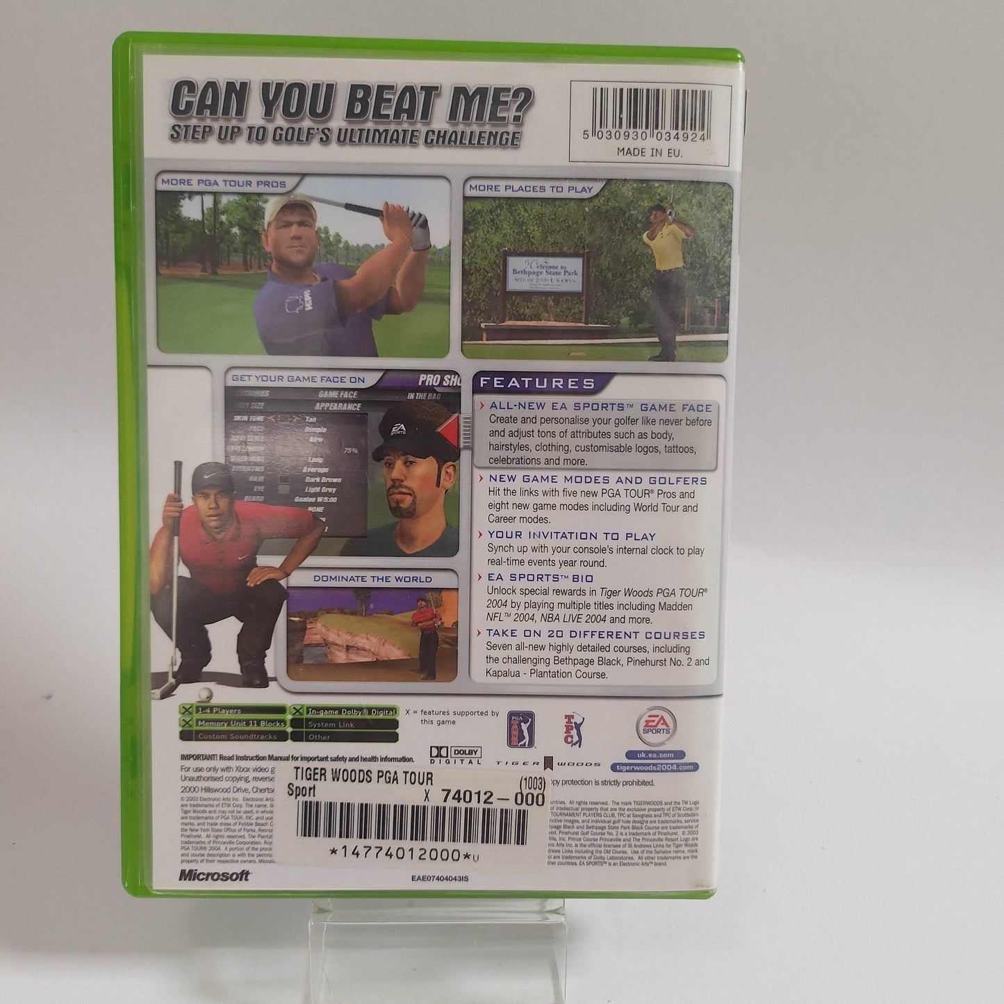Tiger Woods PGA Tour 2004 Xbox Original - Feniks Gameshop