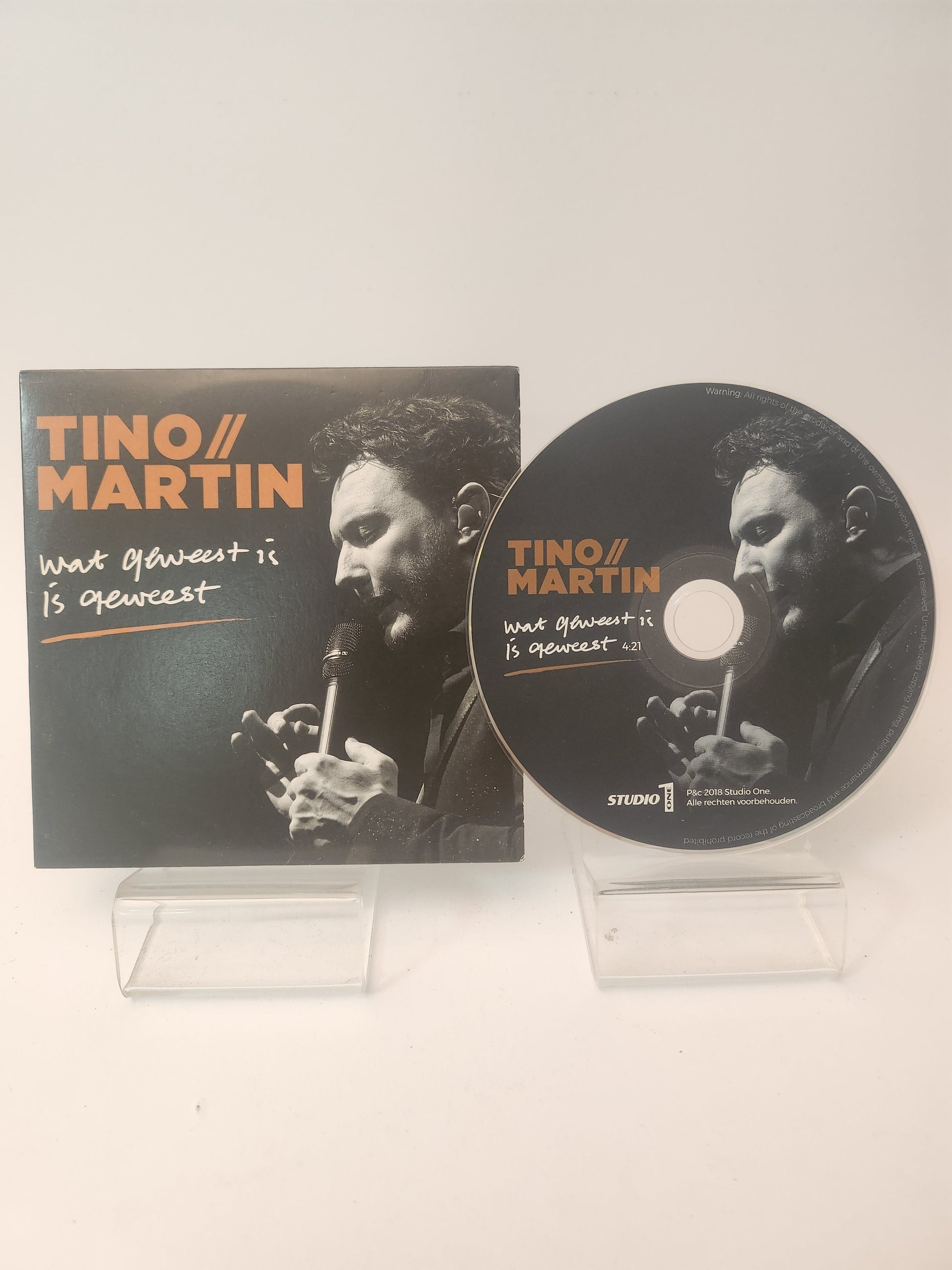 Tino Martin: Wat Geweest is is Geweest CD Single - CD Single