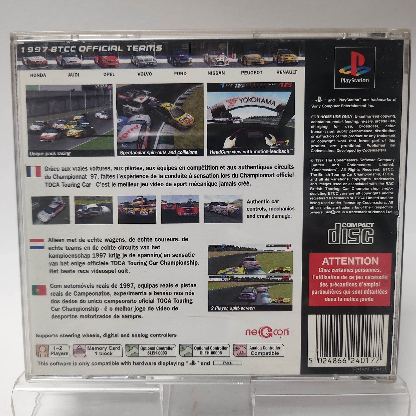 Toca Touring Car Championship Playstation 1 - Feniks Gameshop
