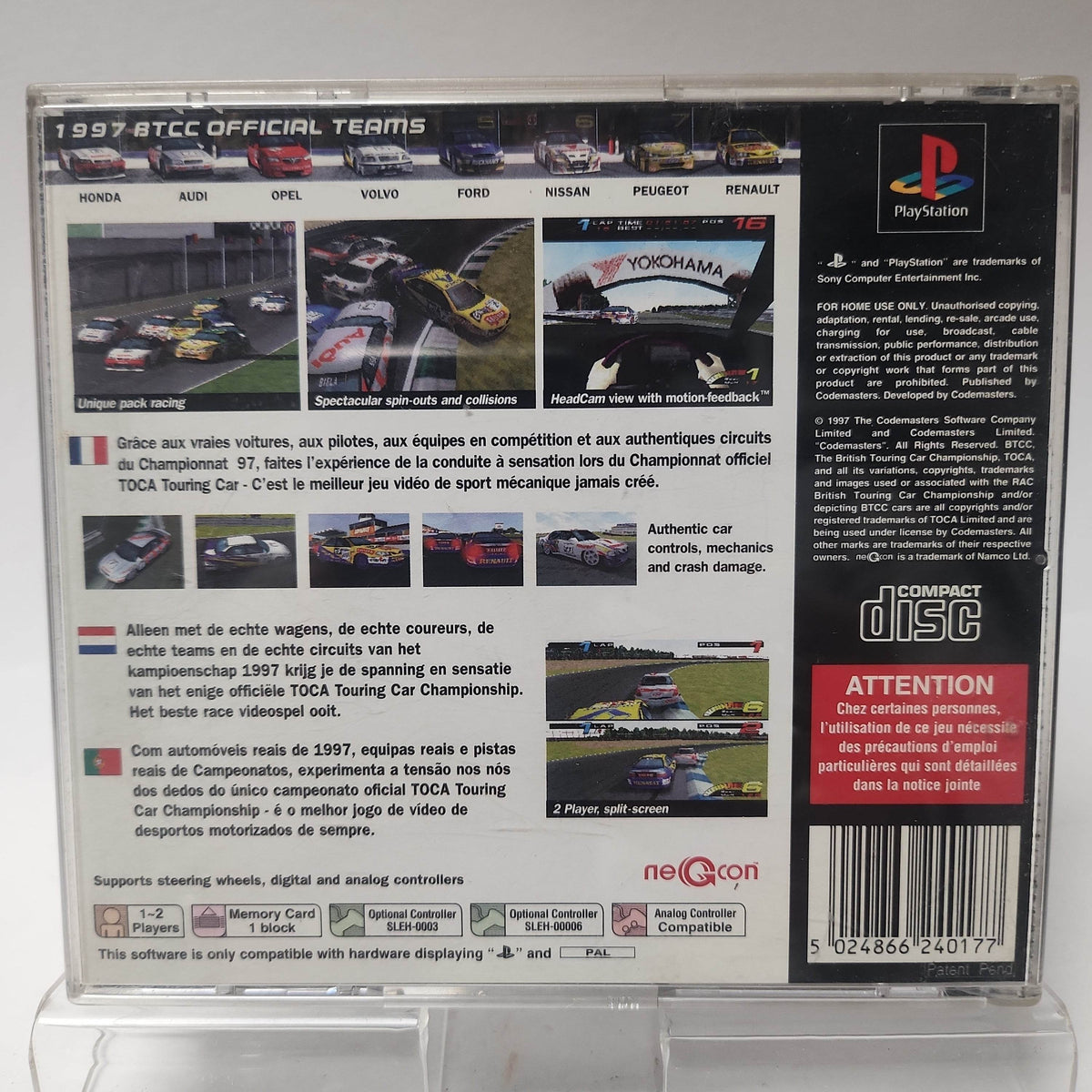 Toca Touring Car Championship Playstation 1 - Feniks Gameshop