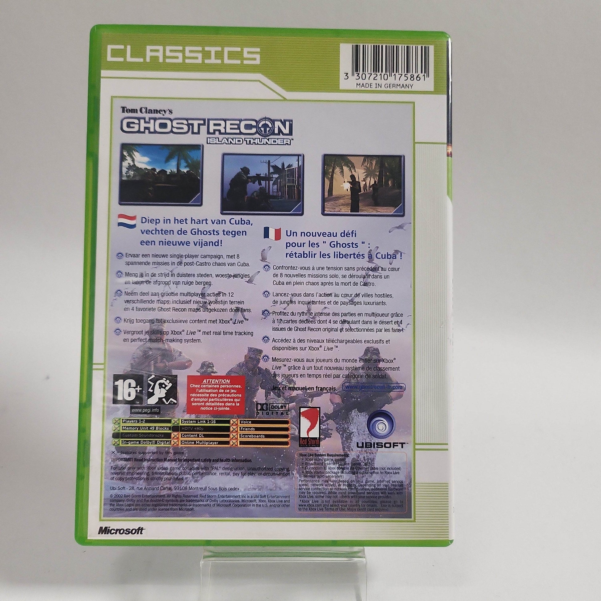 Tom Clancy's Ghost Recon Classics (No Book) Xbox Original - Feniks Gameshop